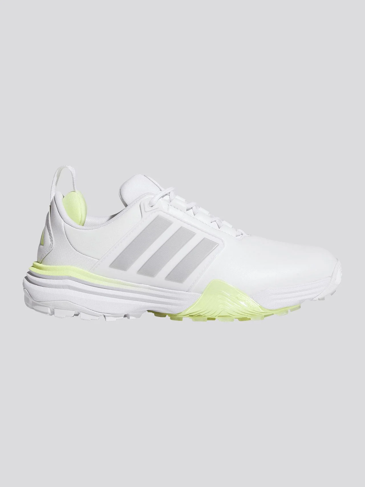 Adipower 26 Spikeless Golf Shoes Footwear White/Silver Met/Frozen Lemon