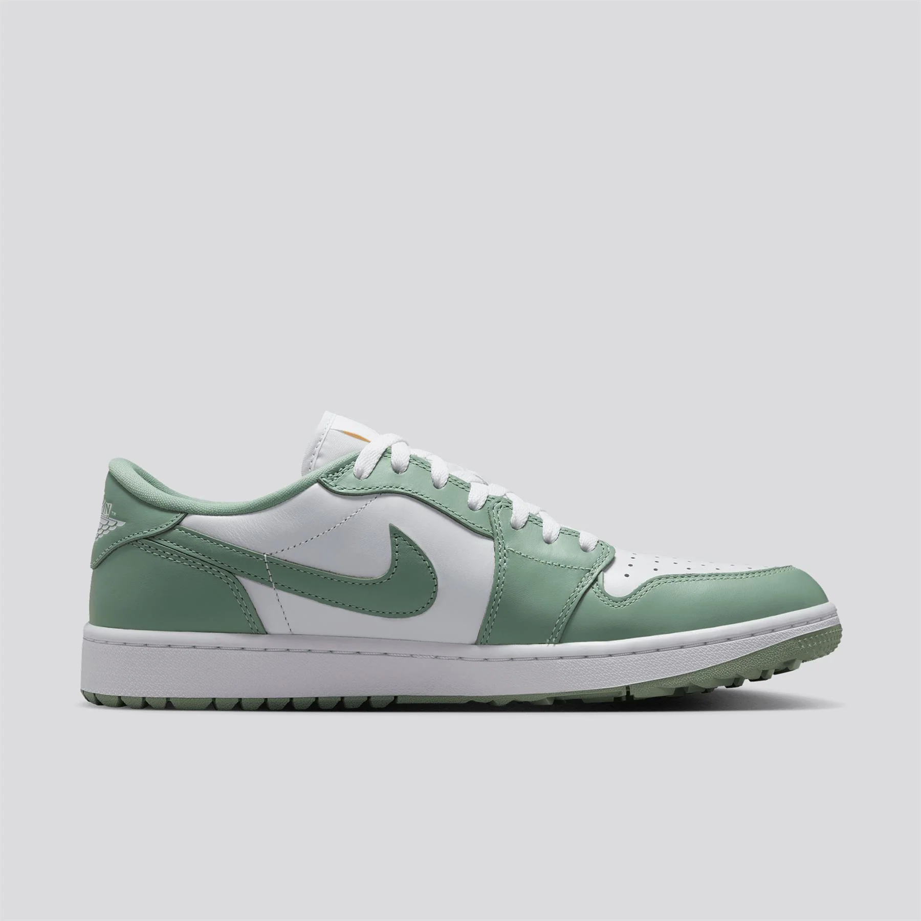 Air Jordan 1 Low Spikeless Golf Shoes Steam/Steam White/Tangerine Tint - Image 5