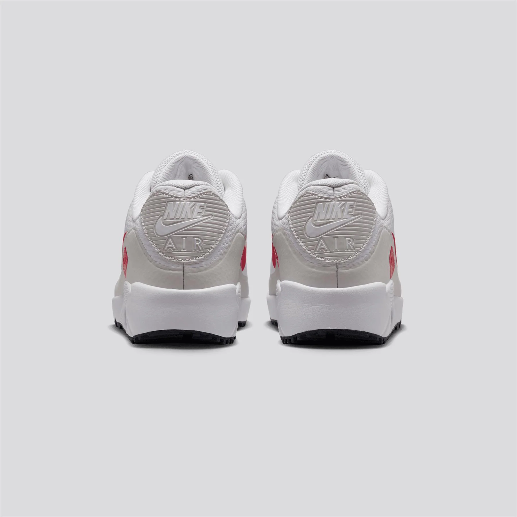 Air Max 90 Spikeless Golf Shoes White/Fire Red/Photon Dust/Midnight Navy - Image 7