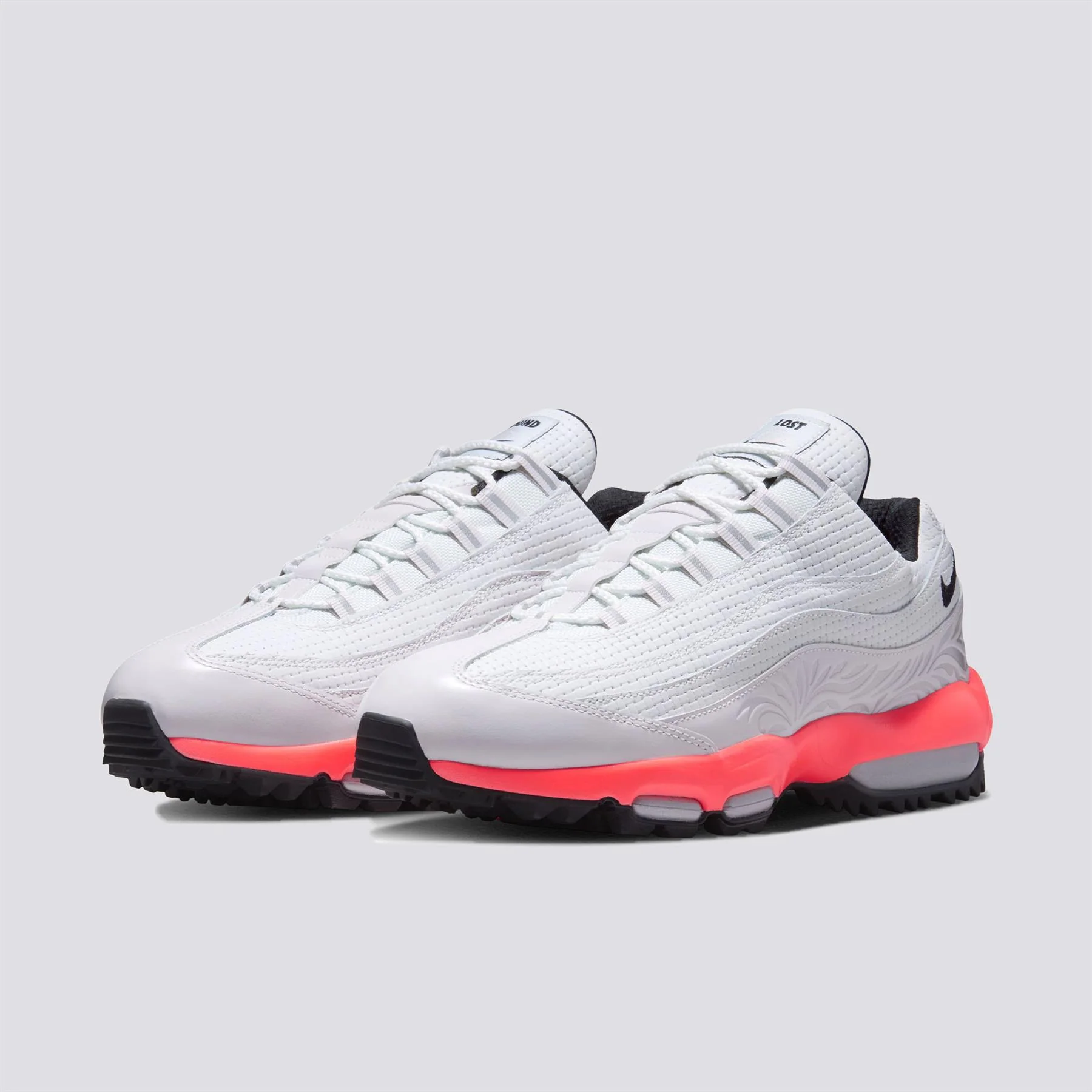 Air Max '95 NRG P26 Spikeless Golf Shoes Off White/Black Hot Lava/Metallic Silver - Image 2