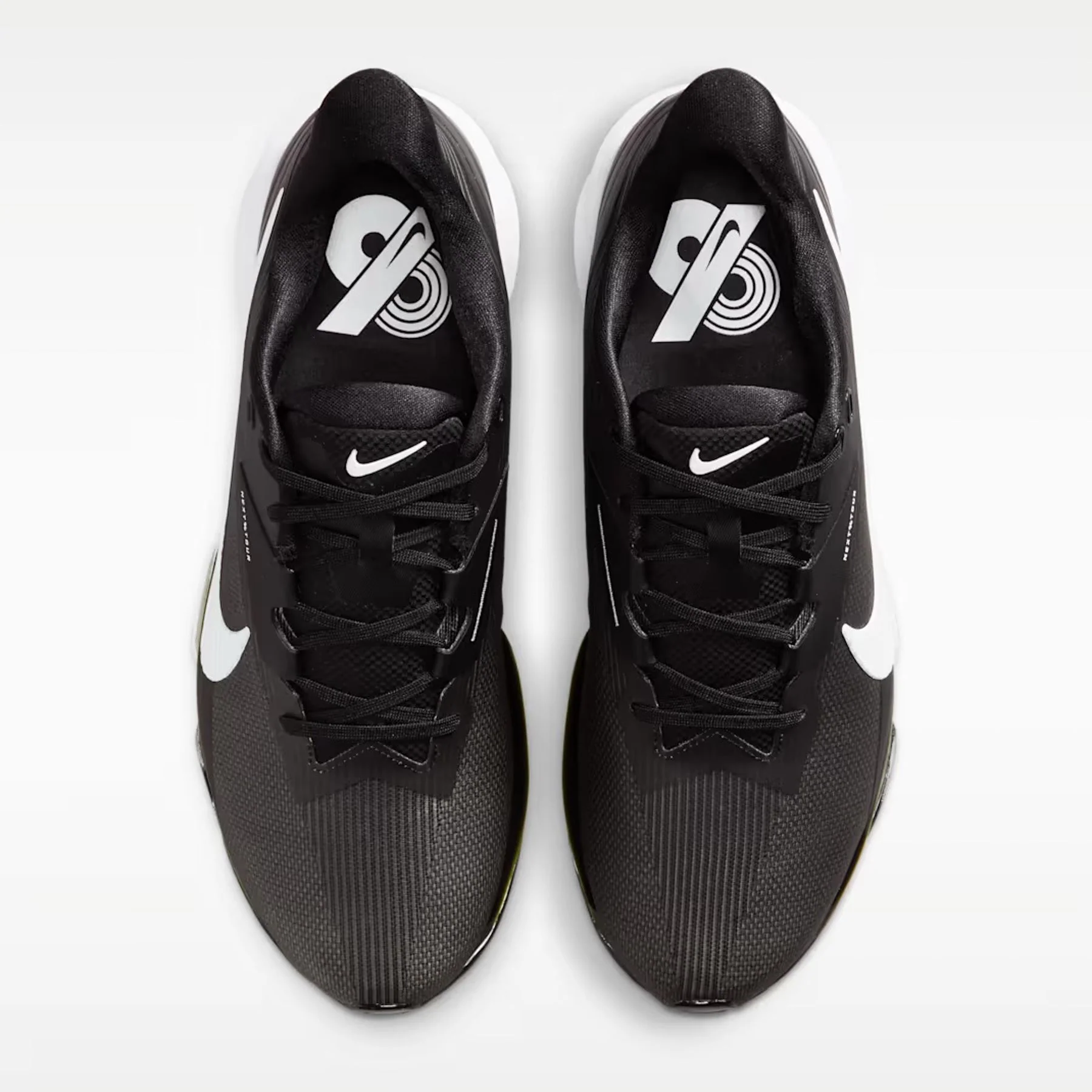 Air Zoom Infinity Next% Tour 3 Spiked Golf Shoes Black/White - Image 3