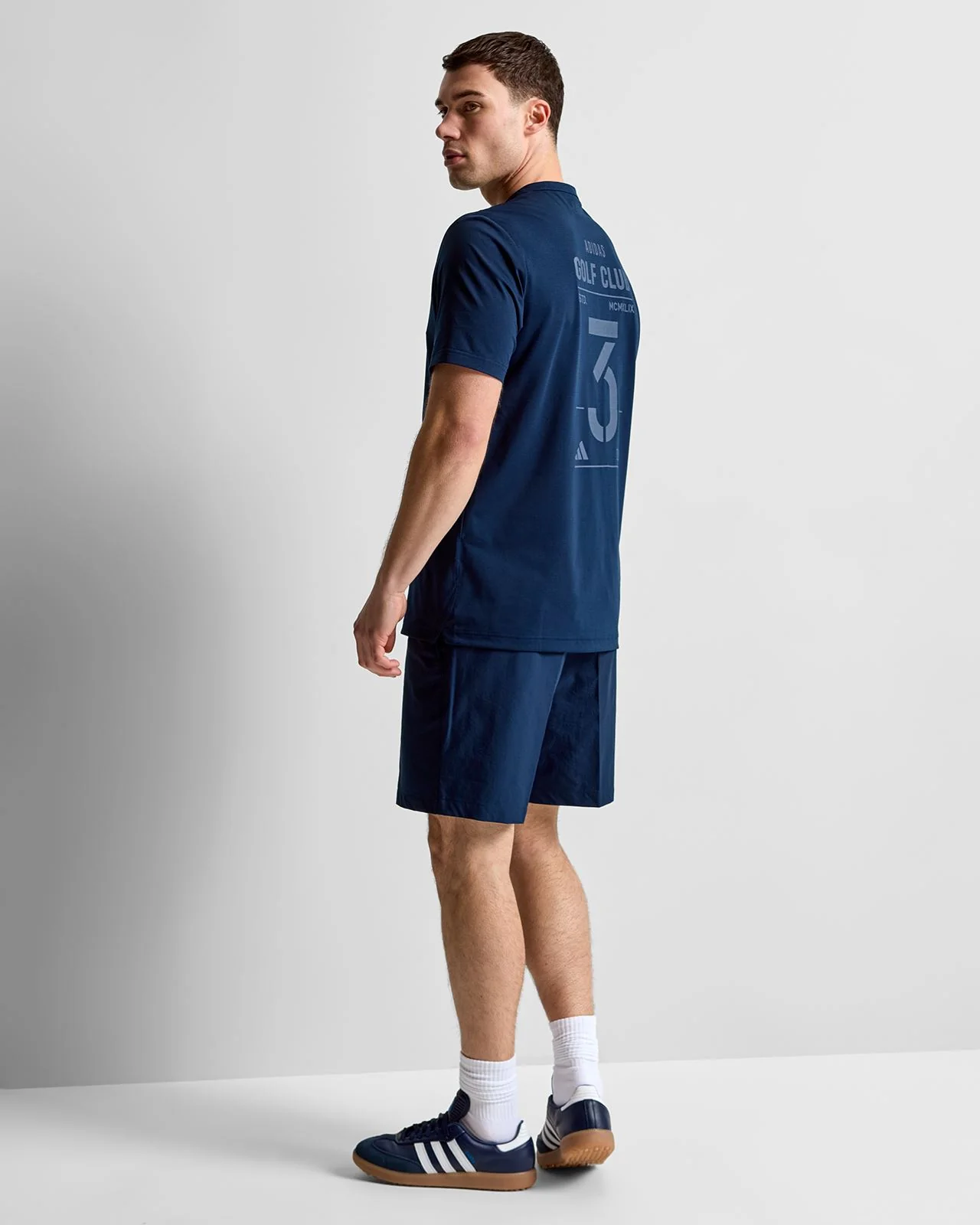 Beyond The Course Golf Club Twistknit Range T-Shirt Collegiate Navy - Image 4
