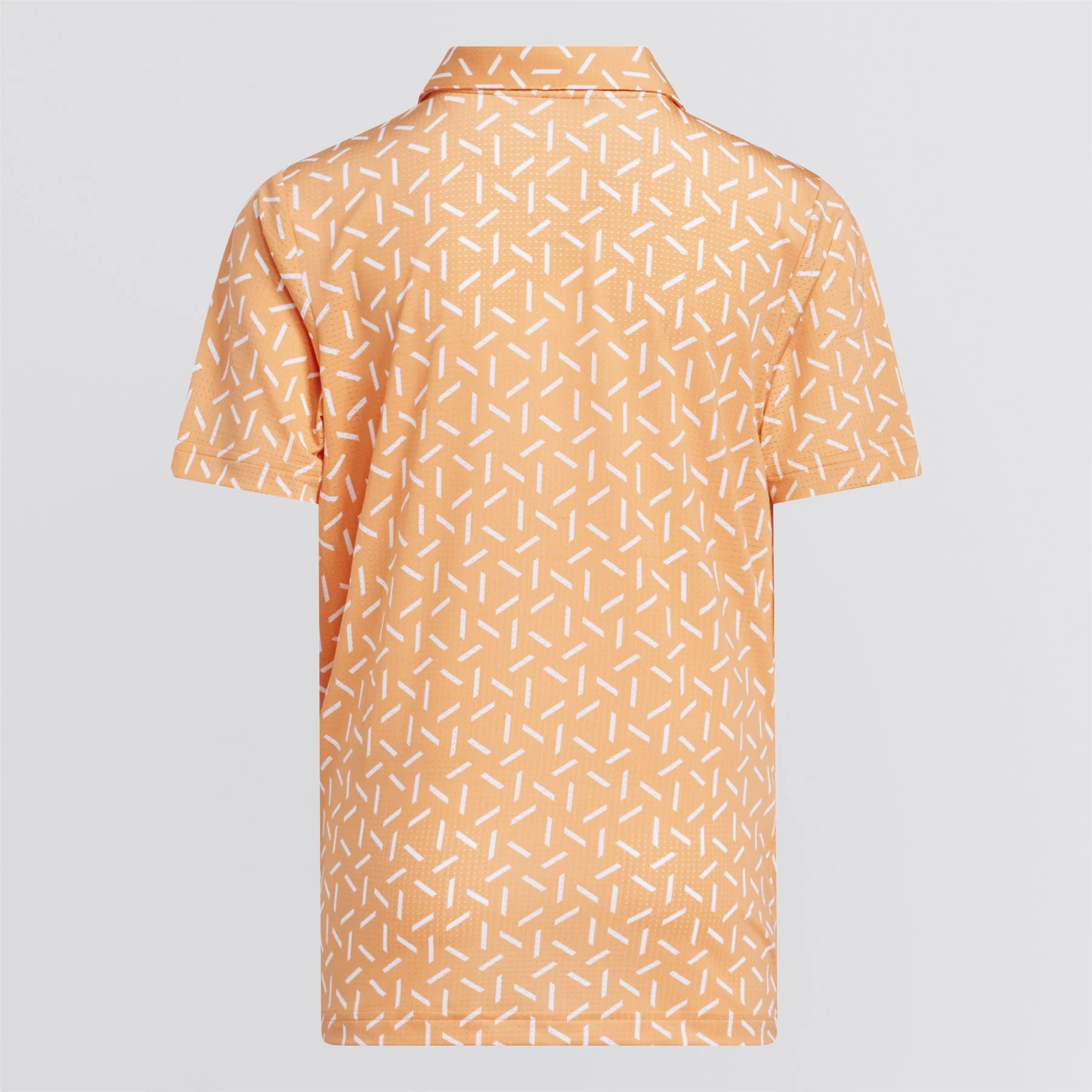 Boys Climacool Ultimate365 Printed Mesh Polo Dusky Orange - Image 11