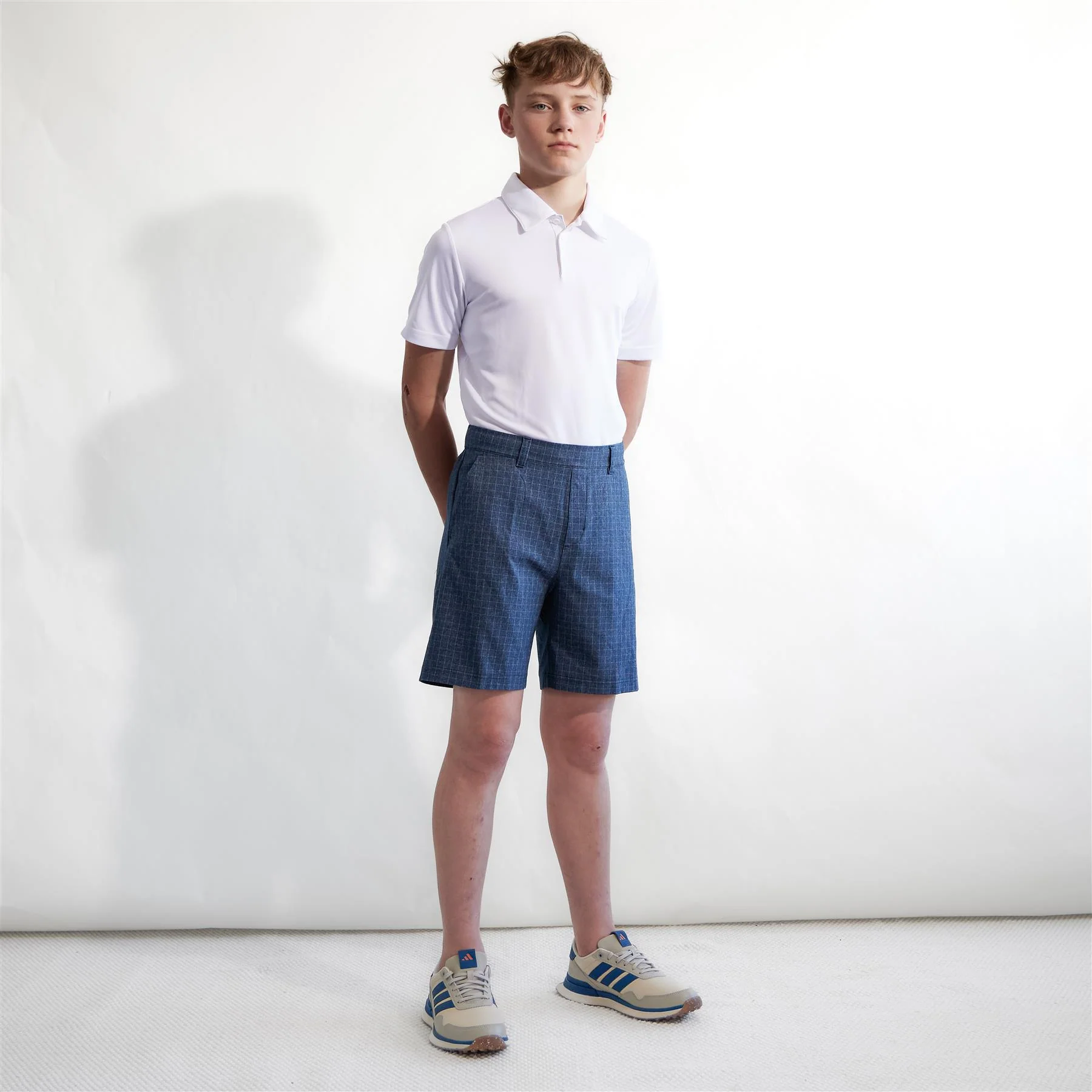 Boys Printed Twistweave Sport Shorts Collegiate Navy - Image 2