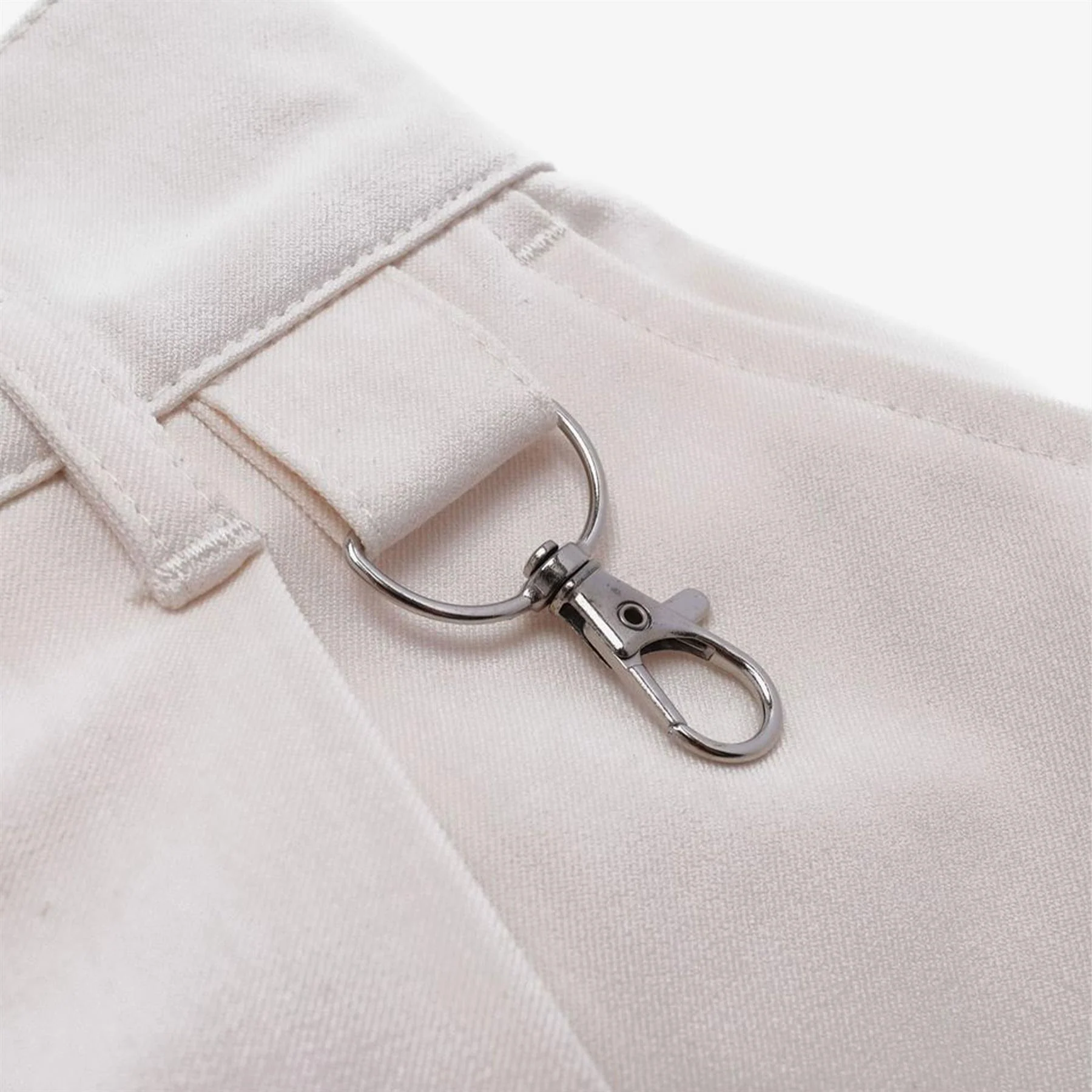 Calculus Baggy Slack Pleated Shorts Cream - Image 5