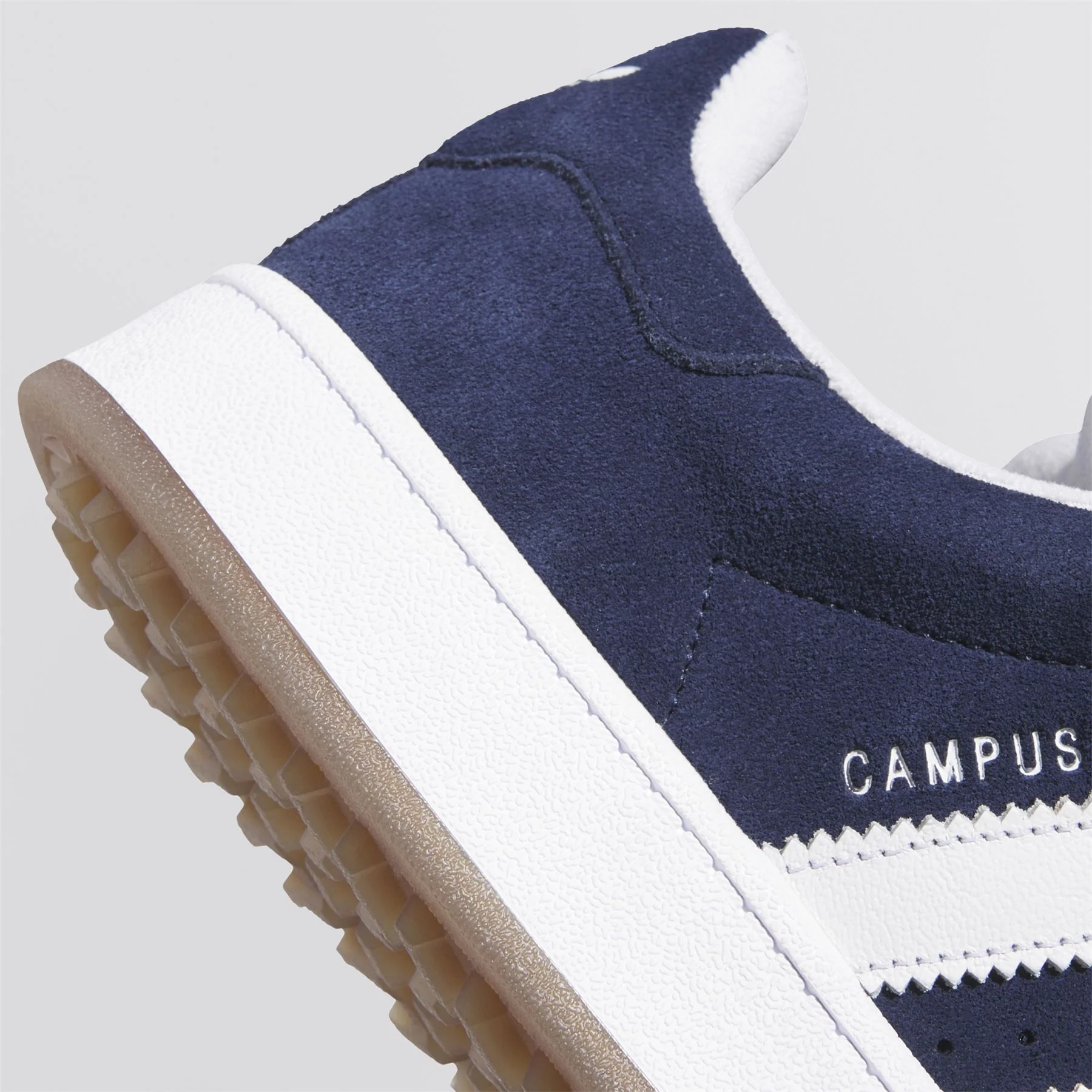 adidas Originals Campus 00s Spikeless Golf Shoes Night Indigo/Footwear White/Gum - Image 6