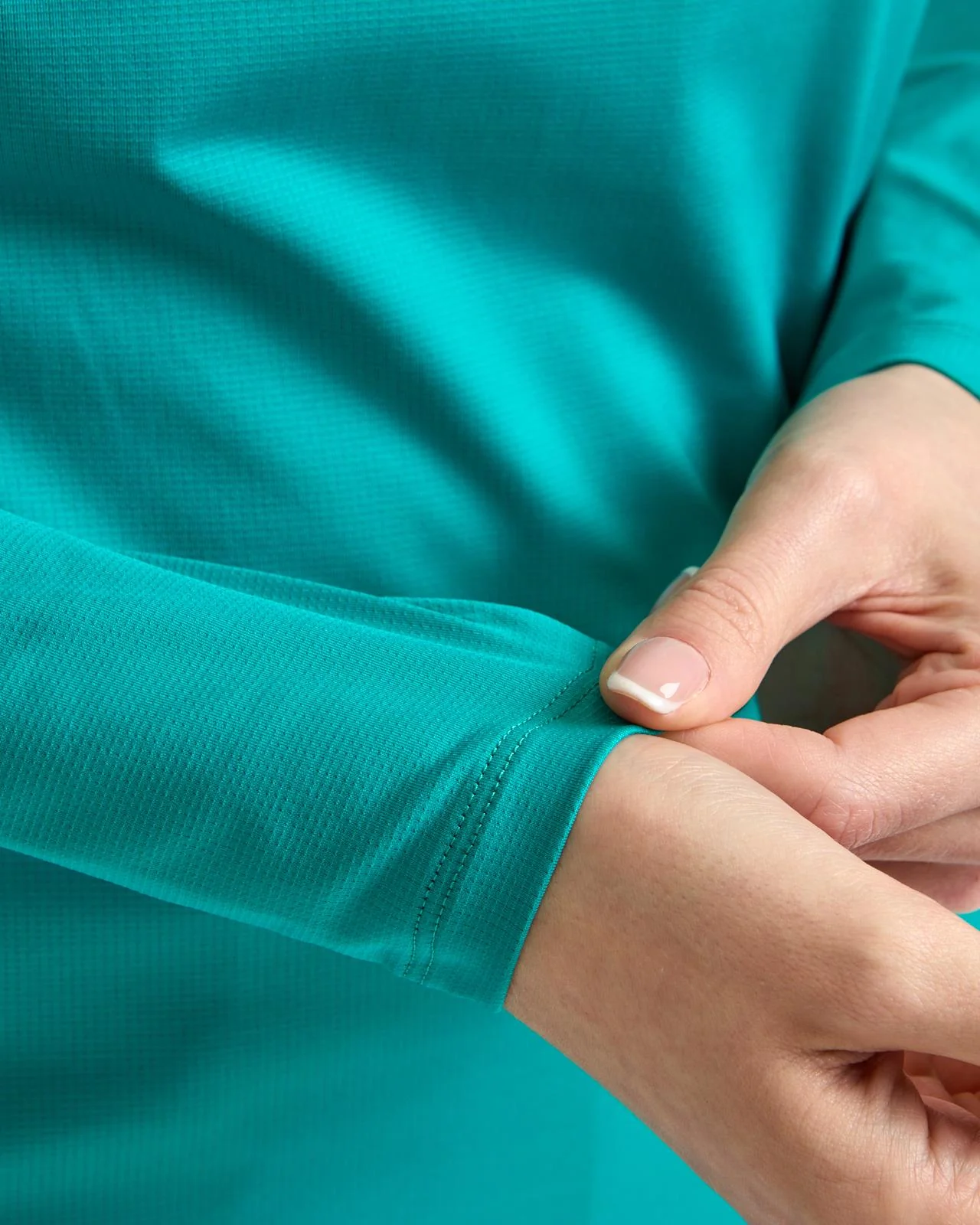 Collagen Half Zip Mid Layer Emerald Dust - Image 7