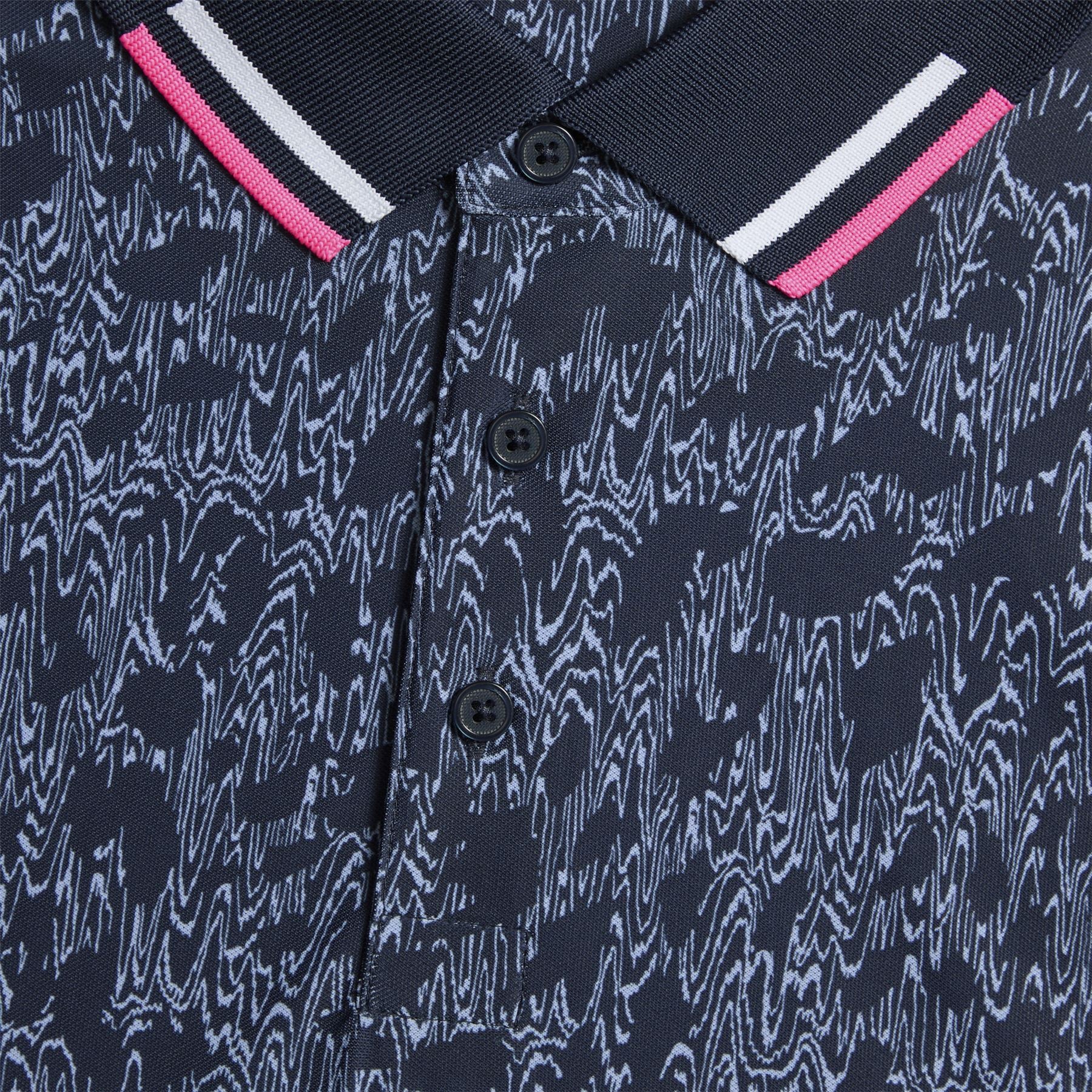 Contrast Collar Tech Pique Polo Twilight - Image 5