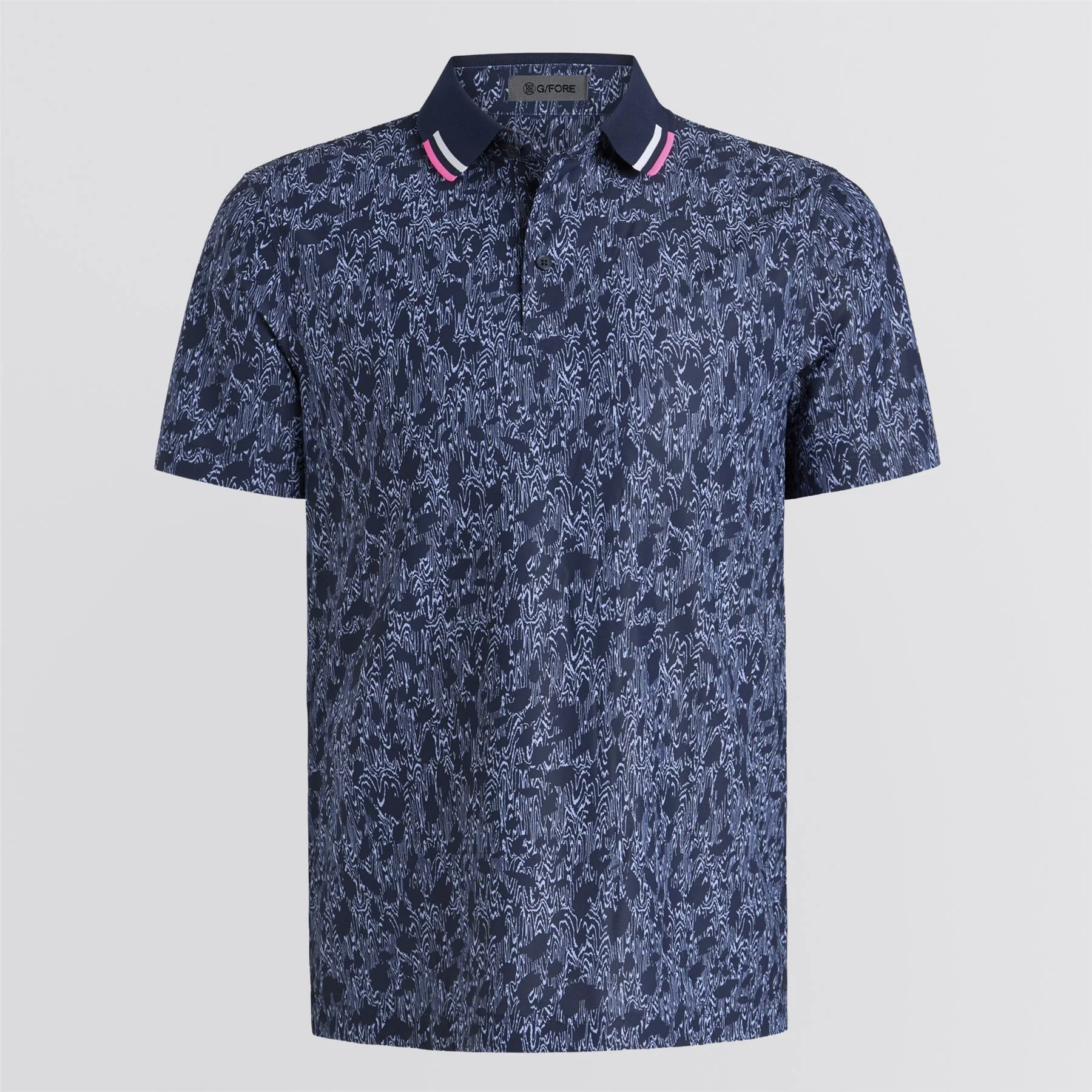 Contrast Collar Tech Pique Polo Twilight - Image 7