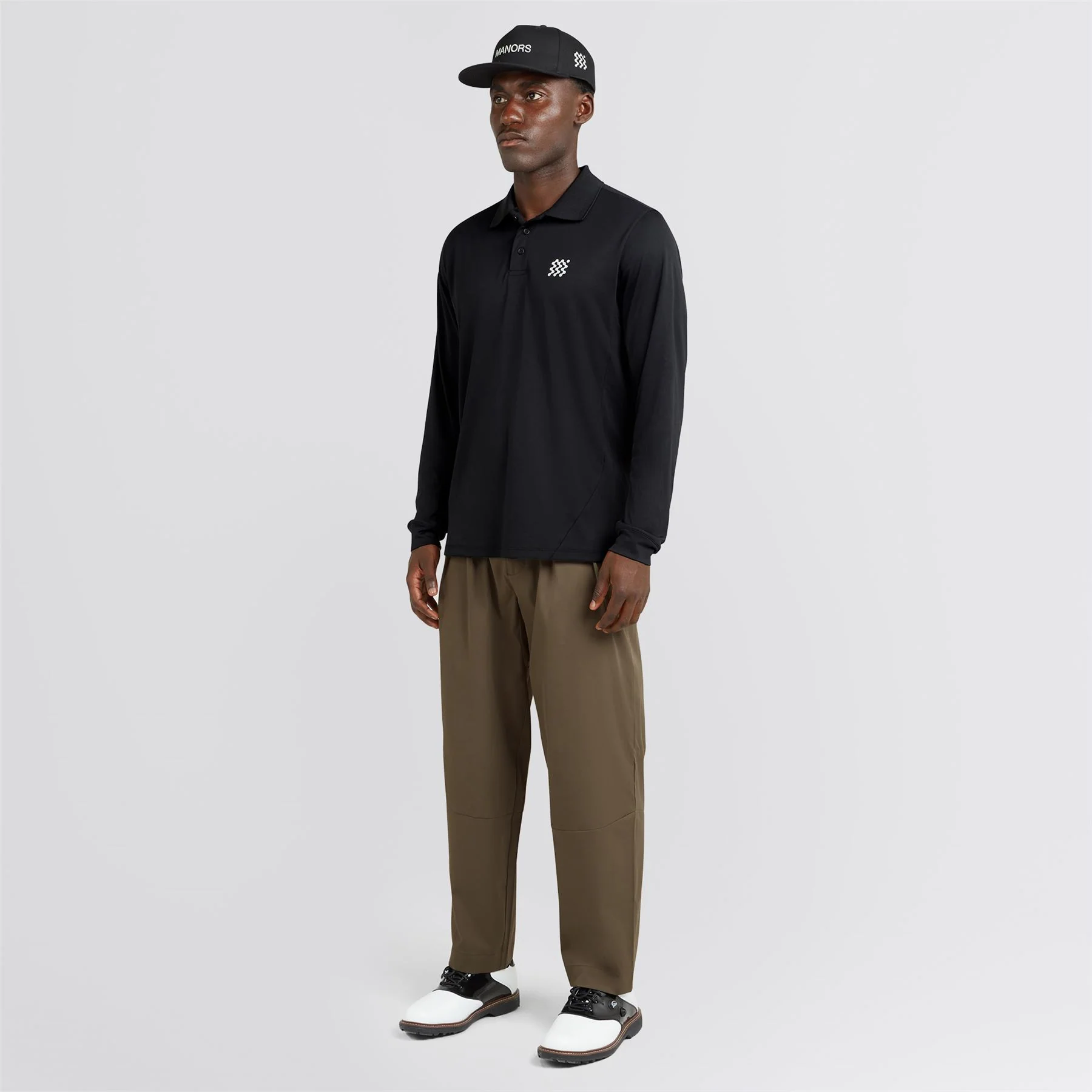Course LS Polo Black - Image 3