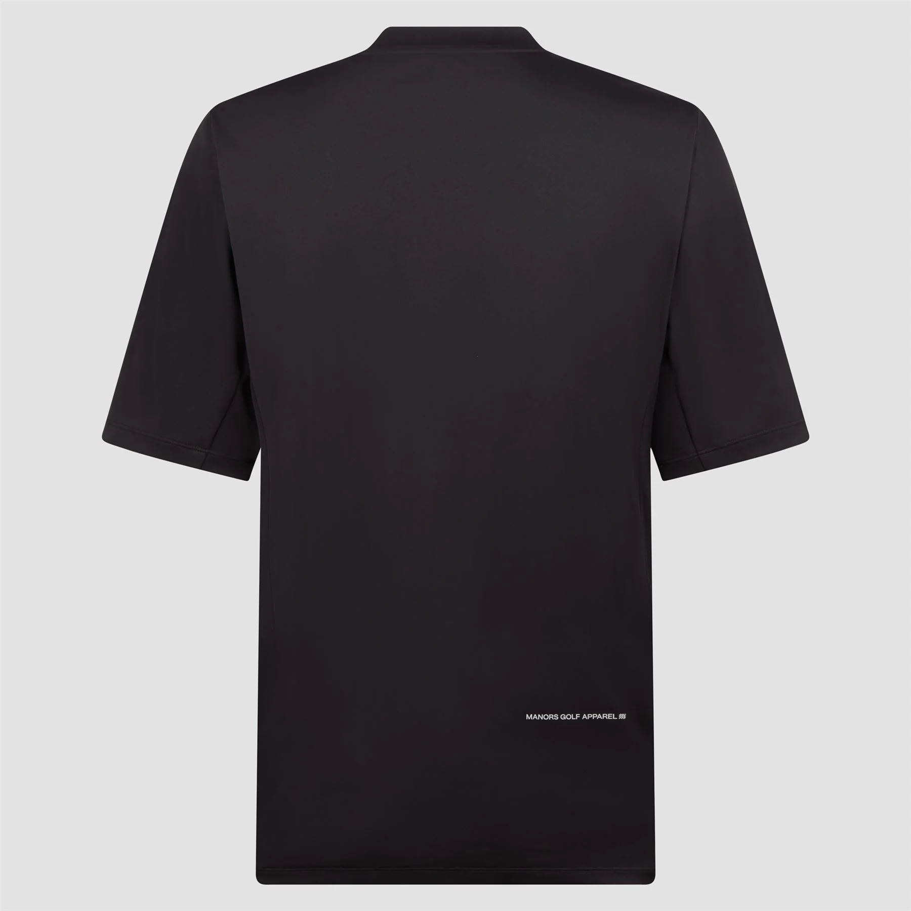 Course Mock Neck Polo Black - Image 5