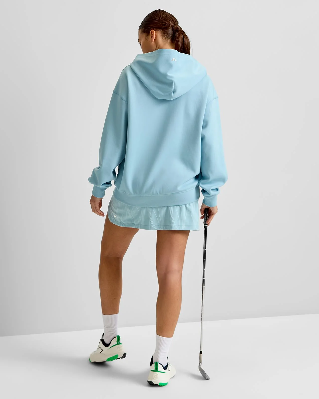 Cove Print Hoodie Forget-Me-Not - Image 4