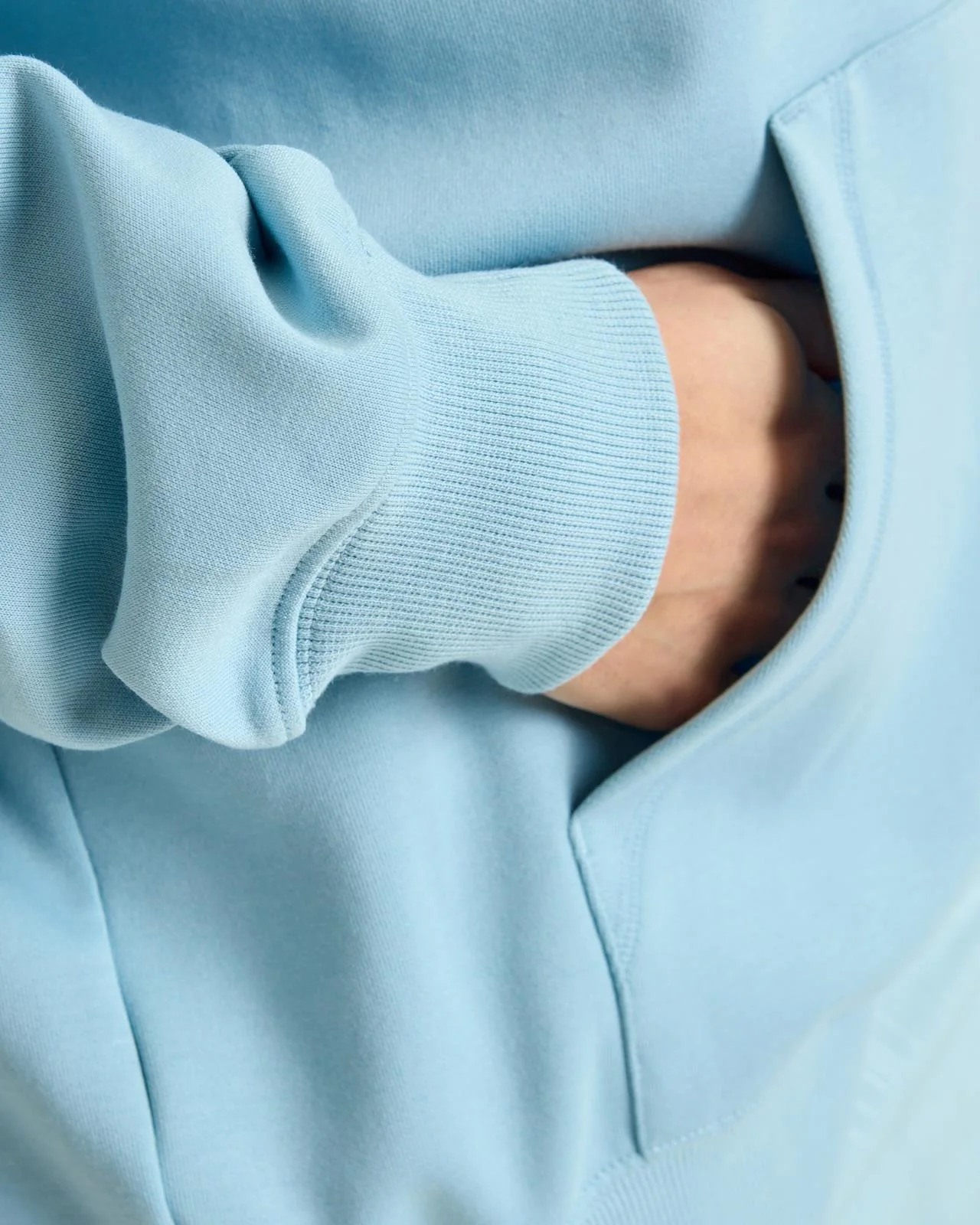 Cove Print Hoodie Forget-Me-Not - Image 7