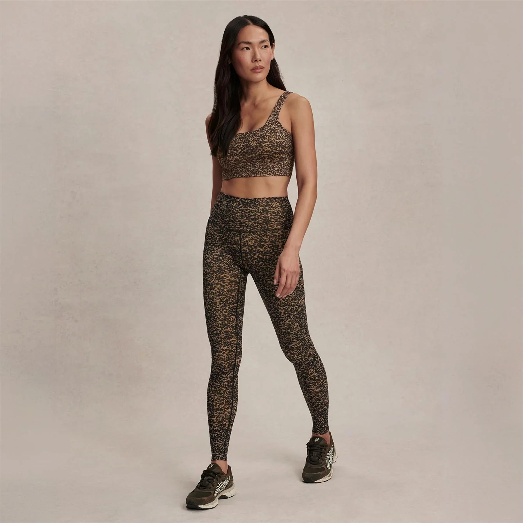 Freesoft High Rise 25 Inch Leggings Prairie Sand Cheetah - Image 2