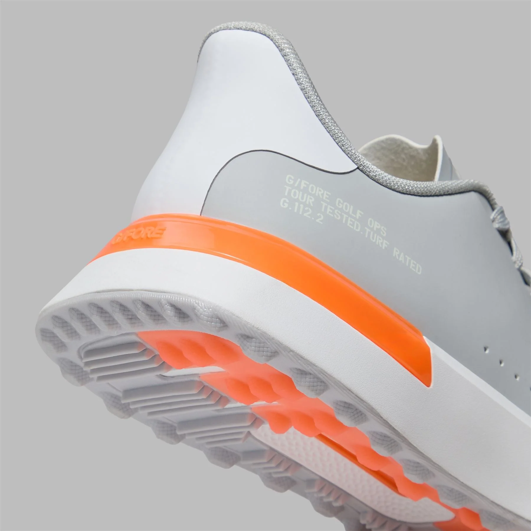 G.112 Hybrid Spikeless Golf Shoe Nimbus/Shocking Orange - Image 5