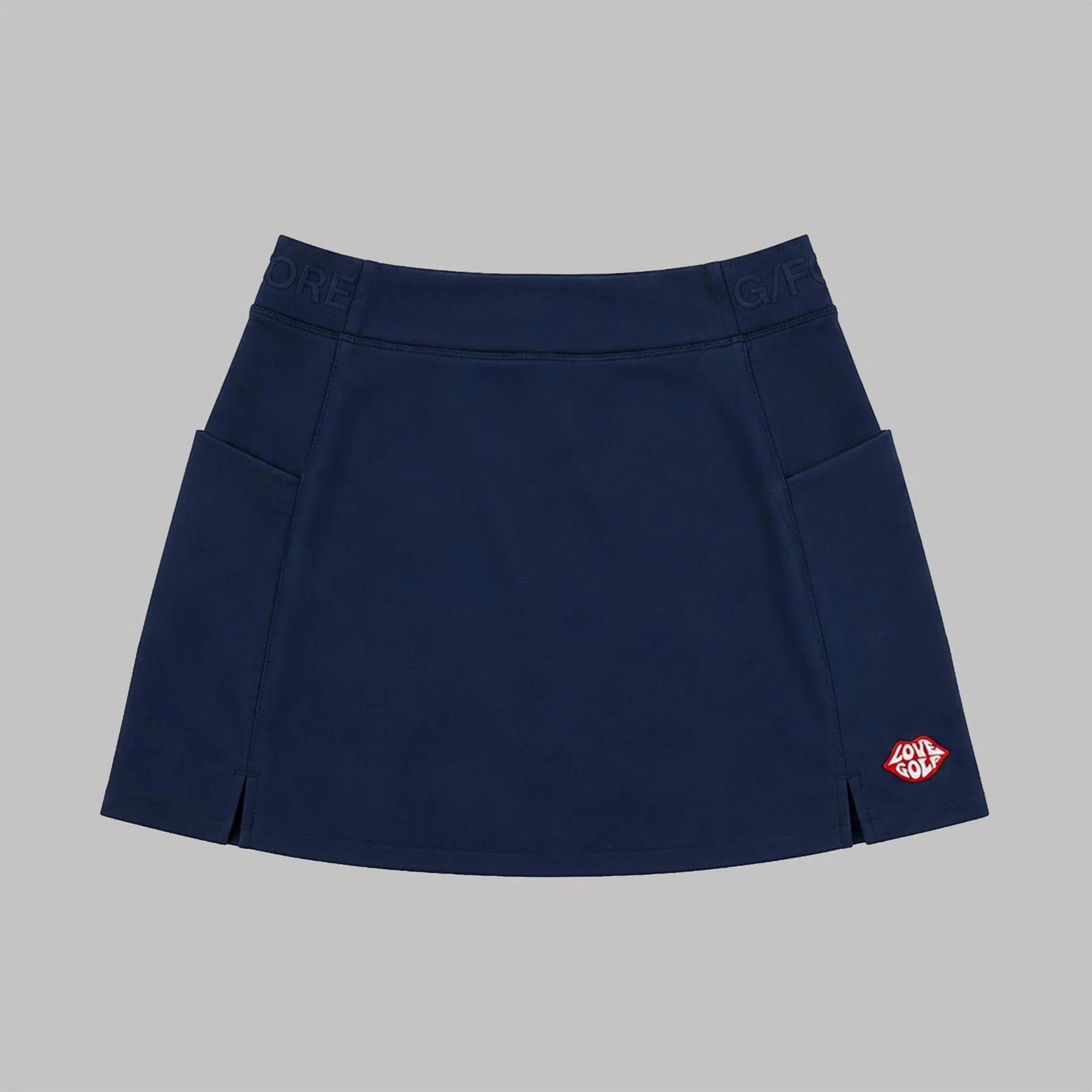 G/FORE x TRENDYGOLF Love Golf Knockout A-Line Skort Twilight