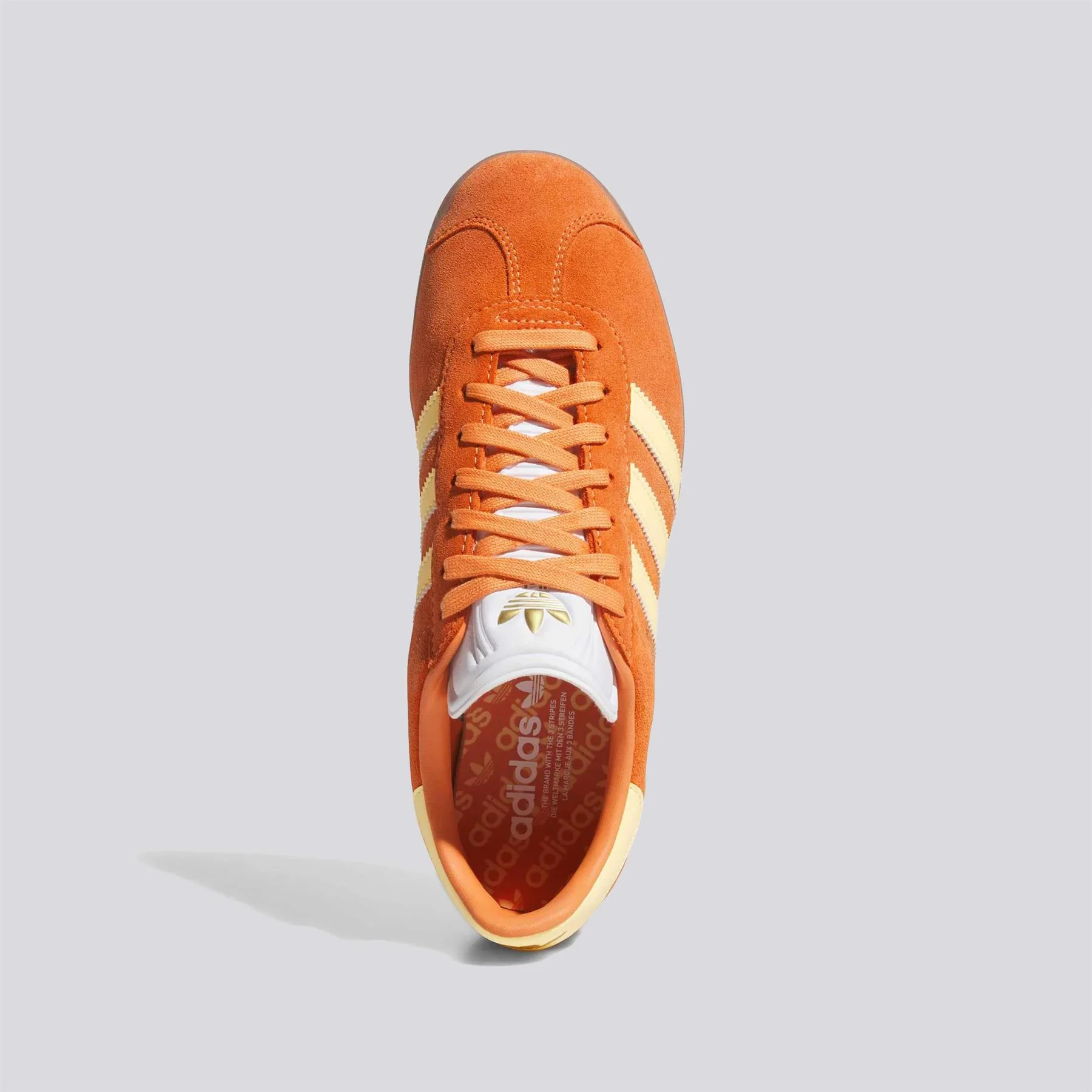 adidas Originals Gazelle Spikeless Golf Shoes Dusky Orange/Ice Tangerine/Footwear White - Image 4