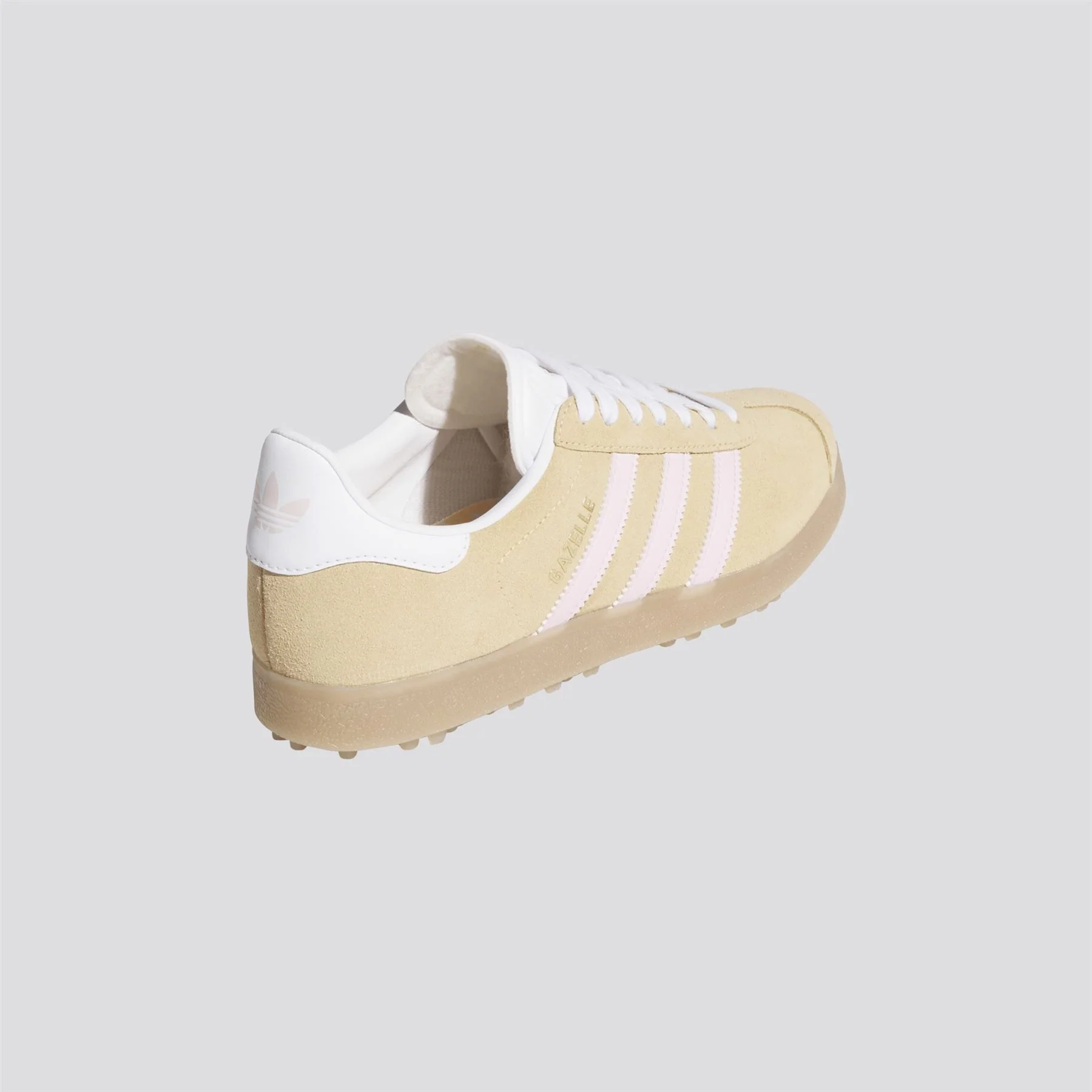 adidas Originals Gazelle Spikeless Golf Shoes Ice Tangerine/Clear Pink/Footwear White - Image 5