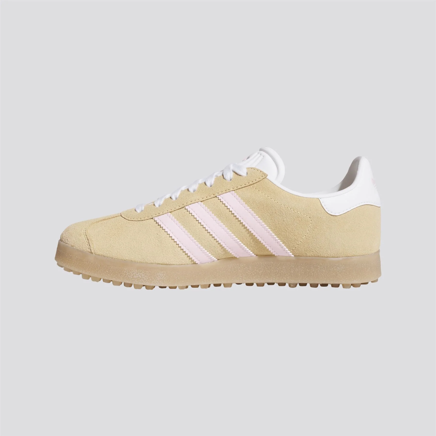 adidas Originals Gazelle Spikeless Golf Shoes Ice Tangerine/Clear Pink/Footwear White - Image 8