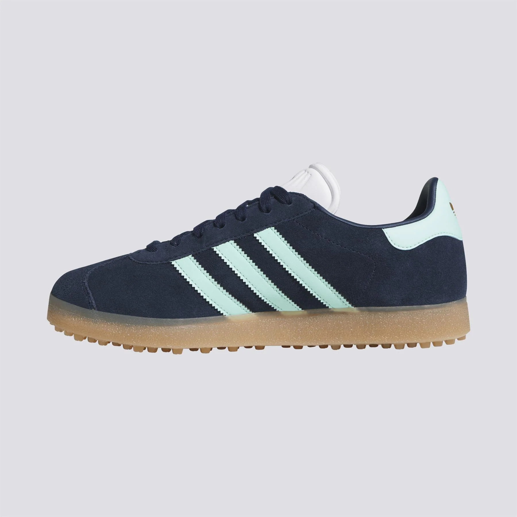 adidas Originals Gazelle Spikeless Golf Shoes Night Indigo/Clear Mint/Footwear White - Image 4