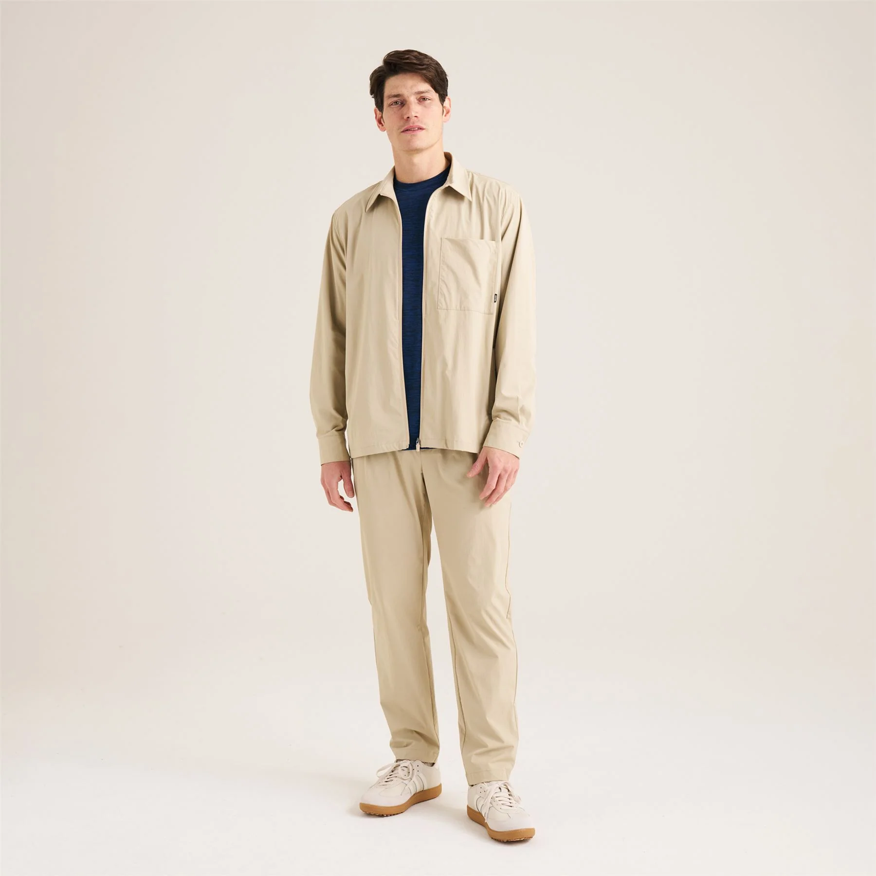Golf Overshirt Beige - Image 8