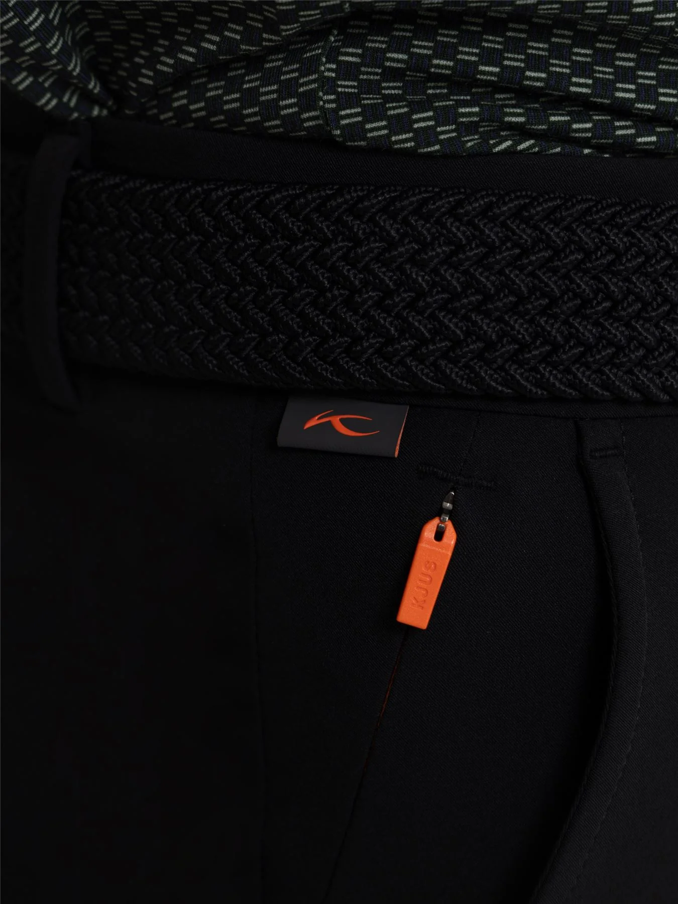 Iver Tailored Fit Trousers Black - Image 5