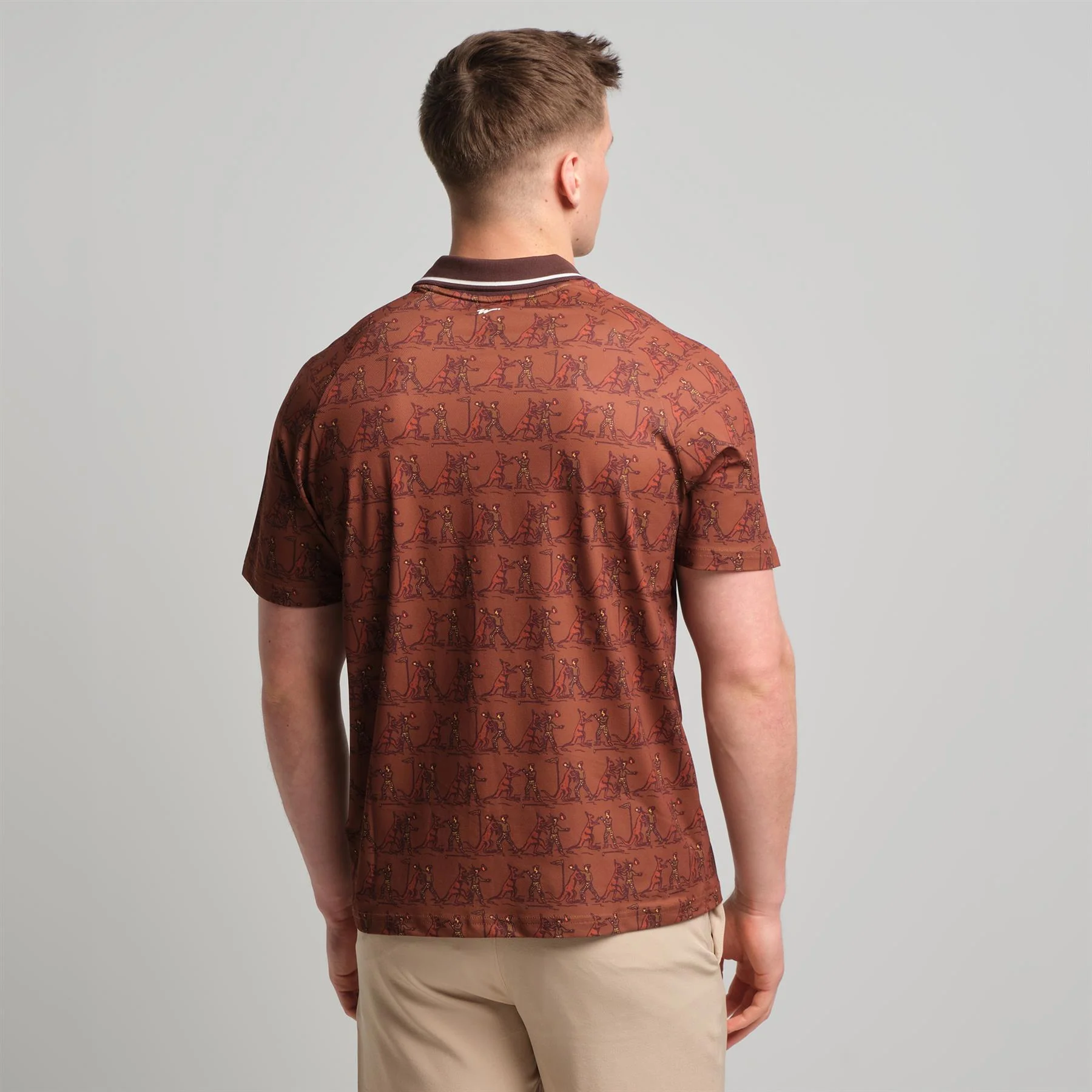 Knockout V Polo Brown - Image 2