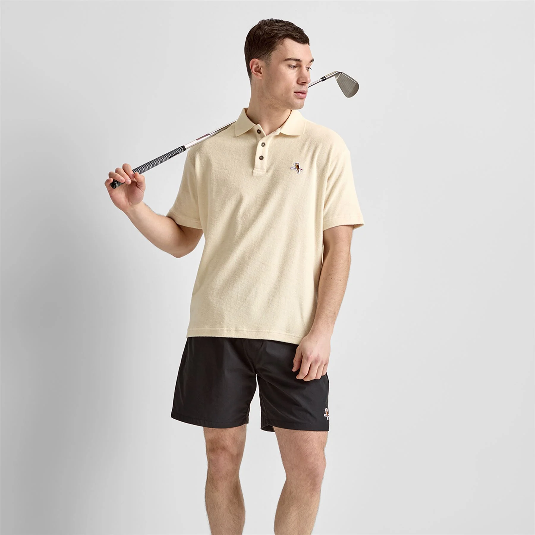 Kooka Terry Polo Beige - Image 3