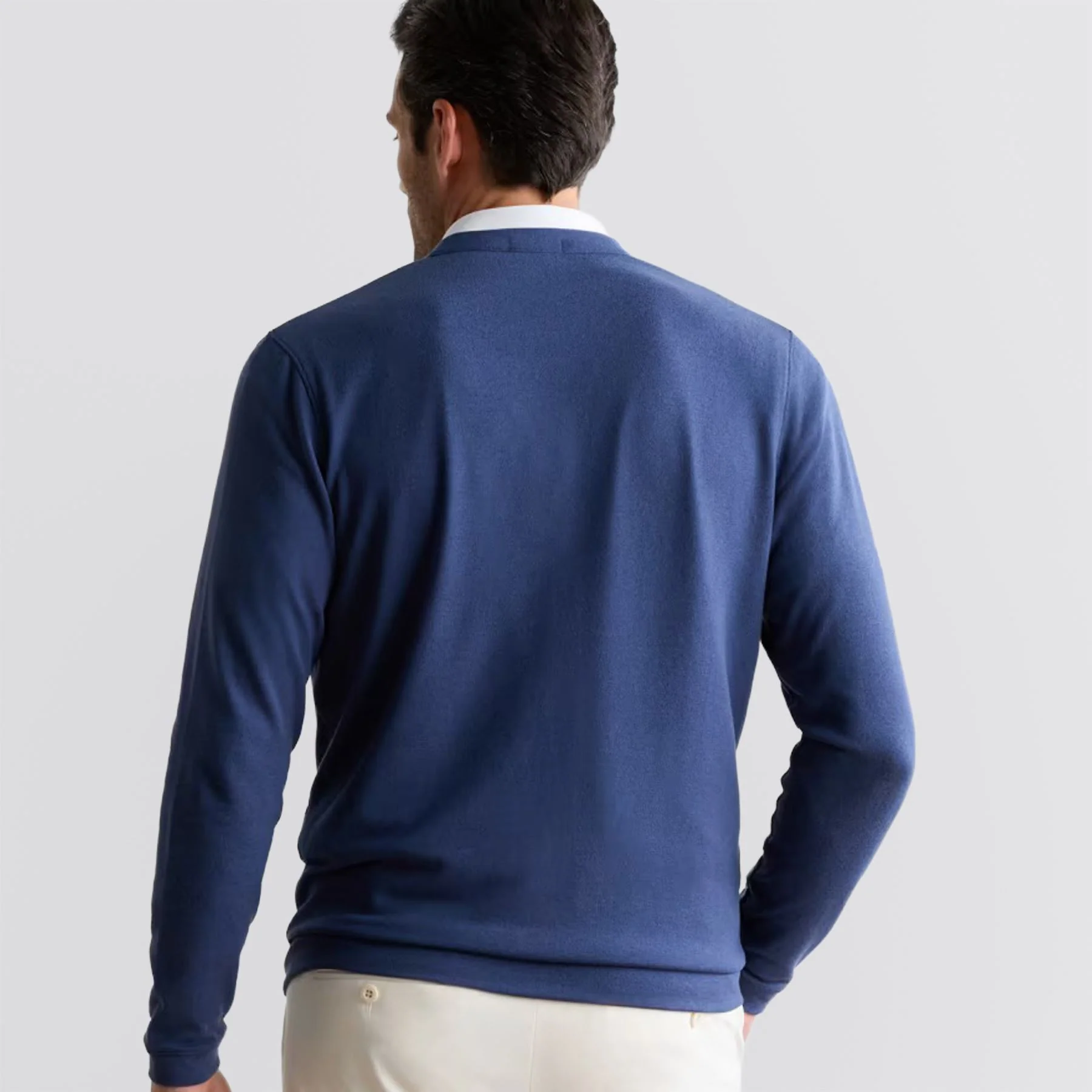 Latrobe Performance Button-Front Cardigan Navy - Image 2