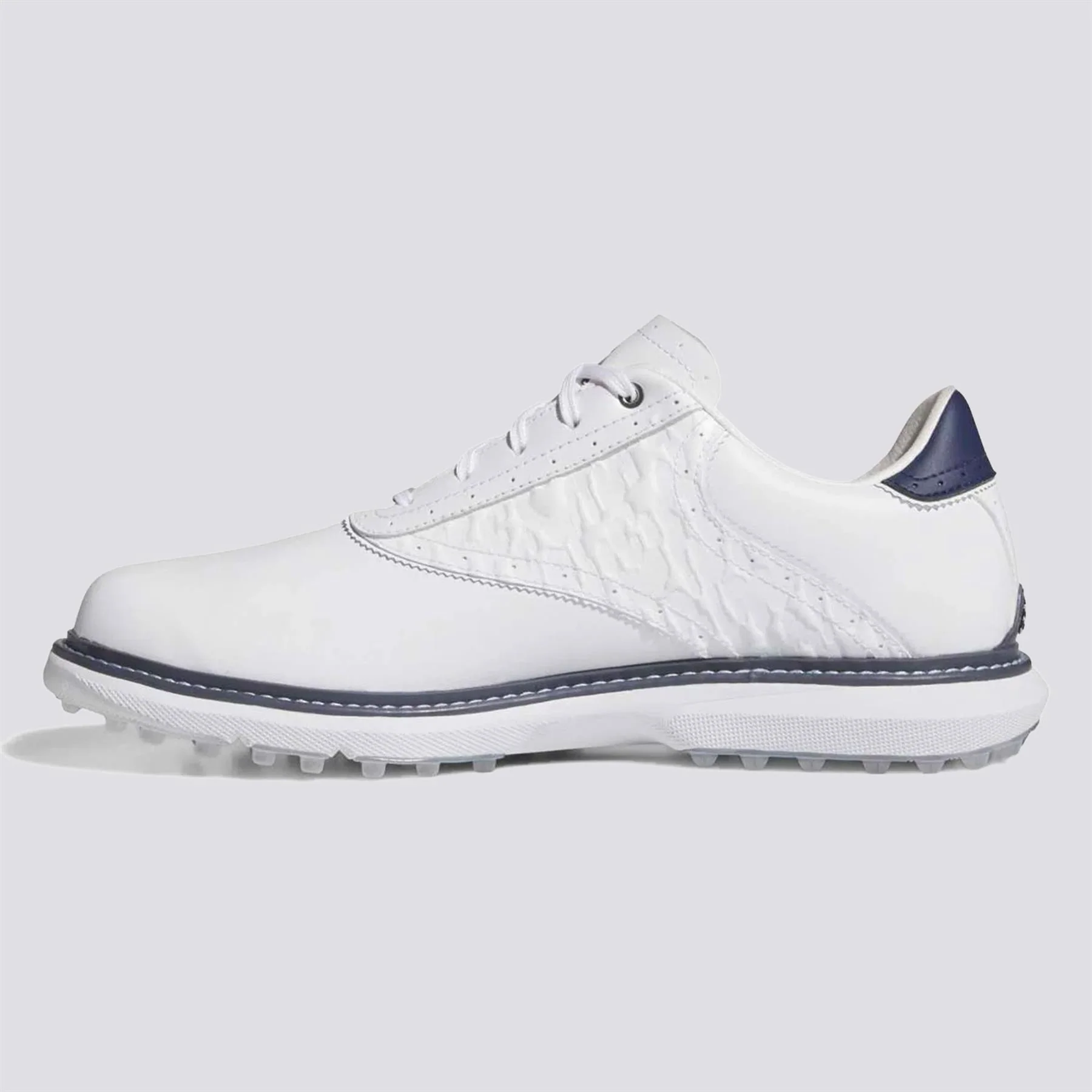 MC70 Spikeless Golf Shoes Footwear White/Collegiate Navy/Halo Silver - Image 2