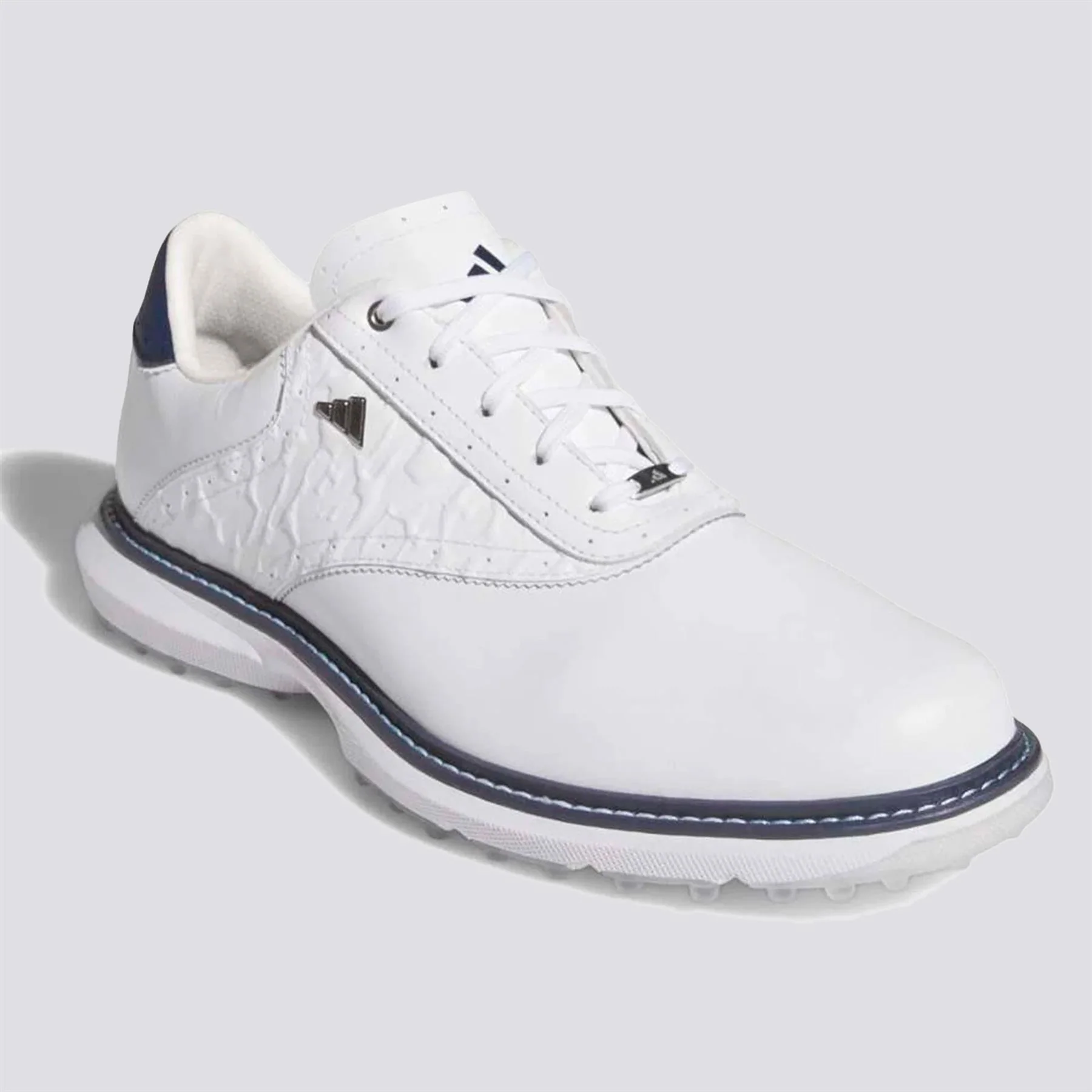 MC70 Spikeless Golf Shoes Footwear White/Collegiate Navy/Halo Silver - Image 3