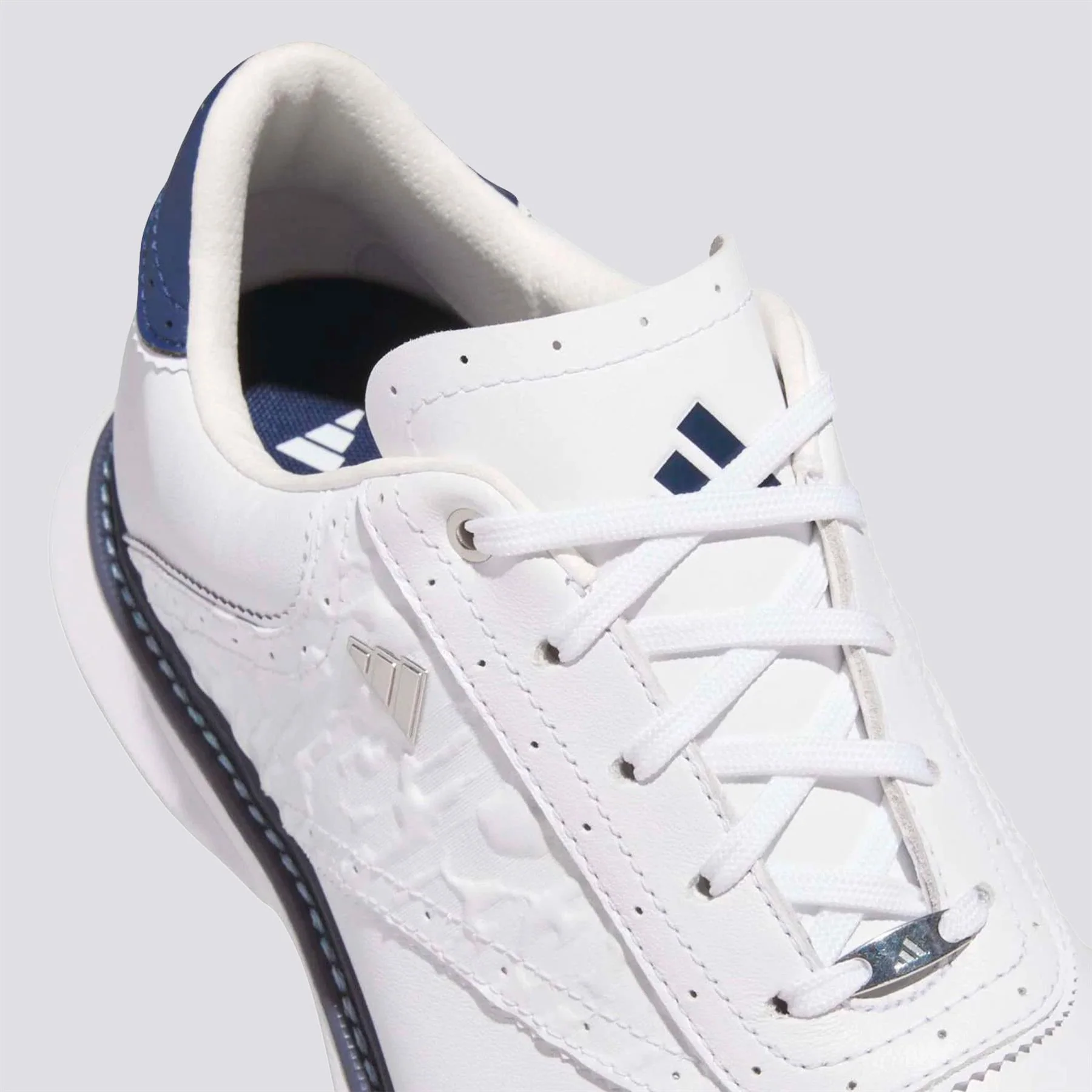 MC70 Spikeless Golf Shoes Footwear White/Collegiate Navy/Halo Silver - Image 5