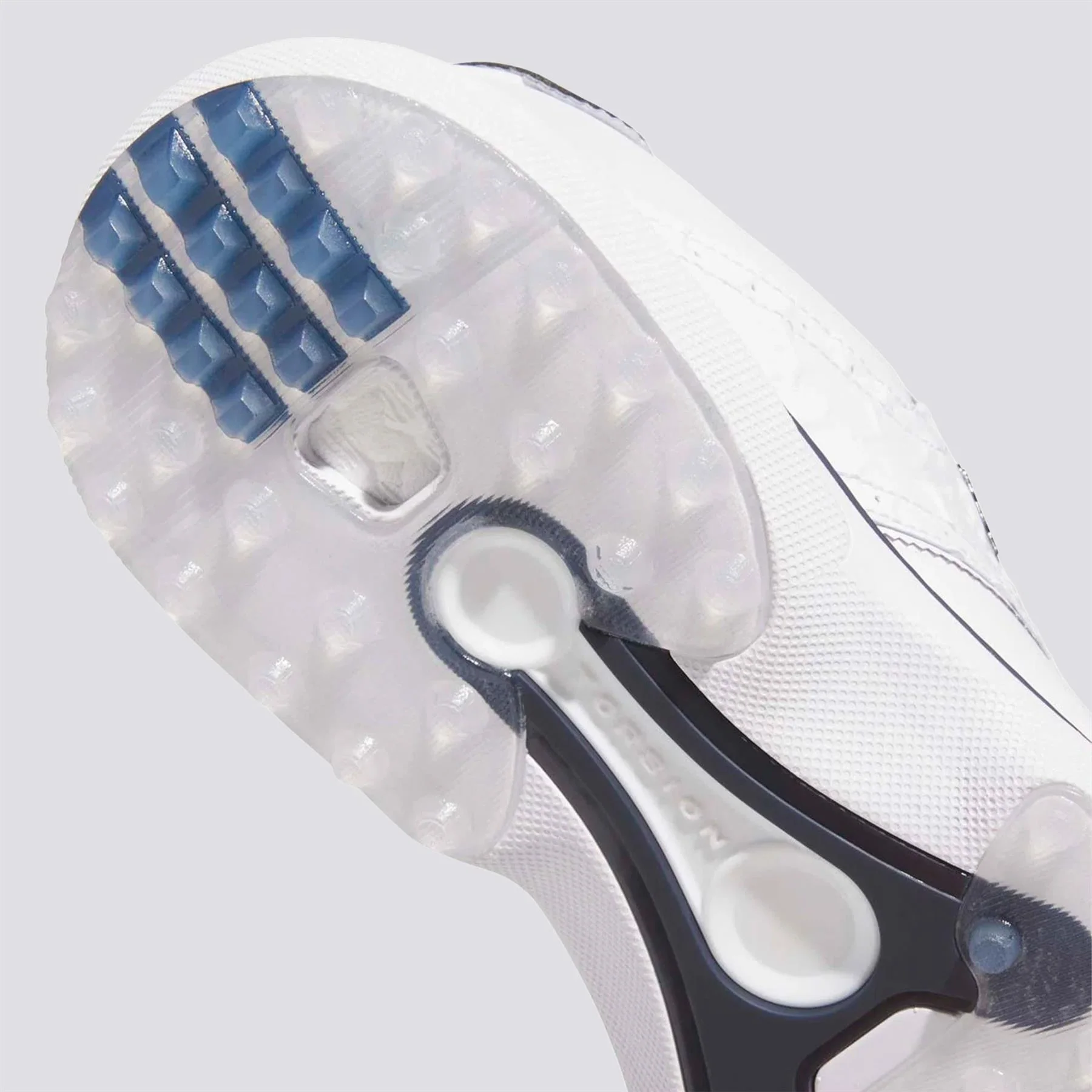 MC70 Spikeless Golf Shoes Footwear White/Collegiate Navy/Halo Silver - Image 6
