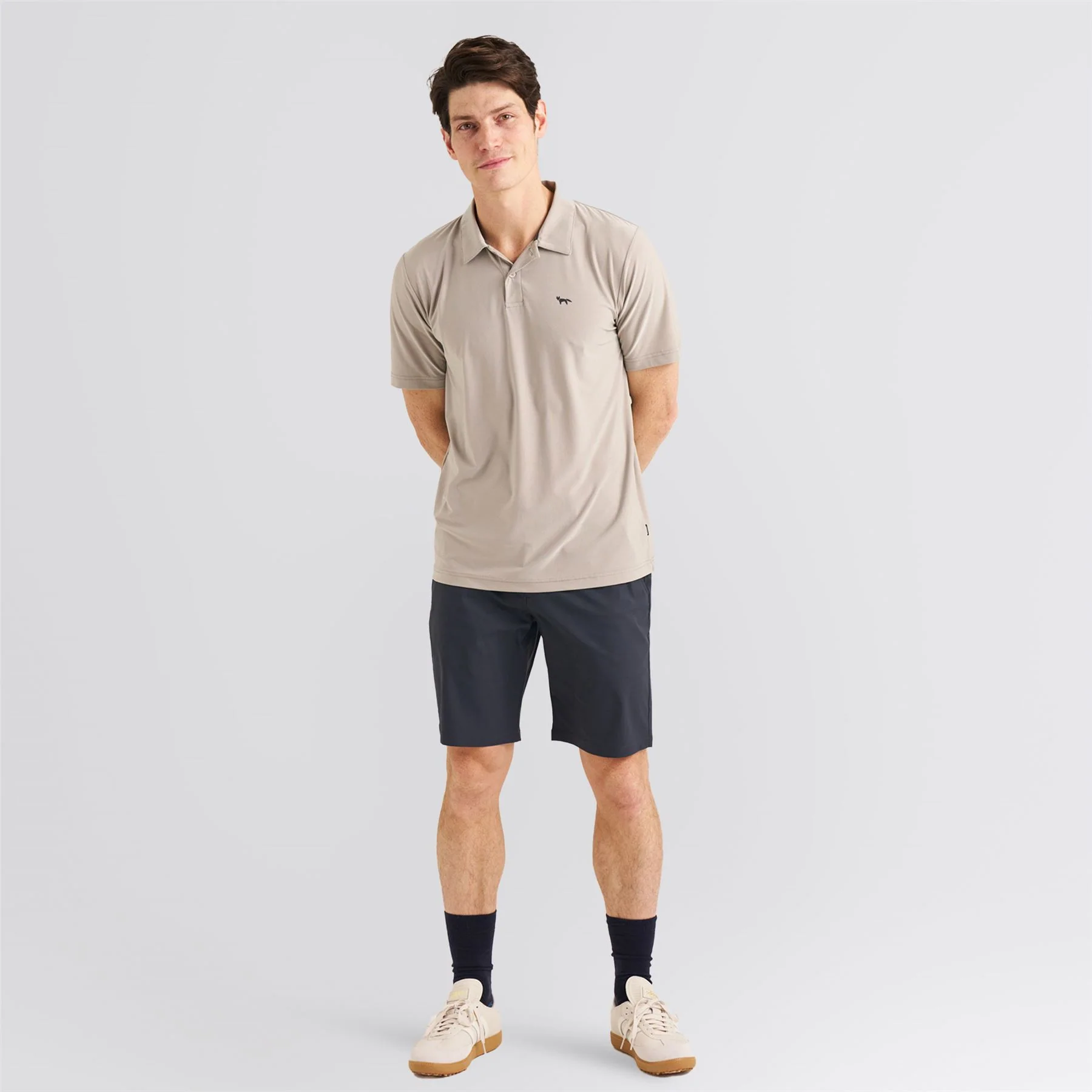 Mesh Polo Beige - Image 3