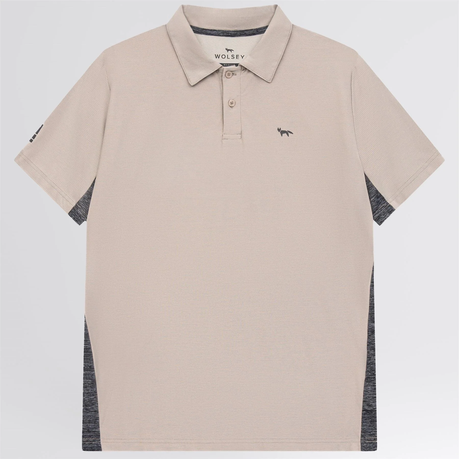Panelled Polo Beige - Image 11