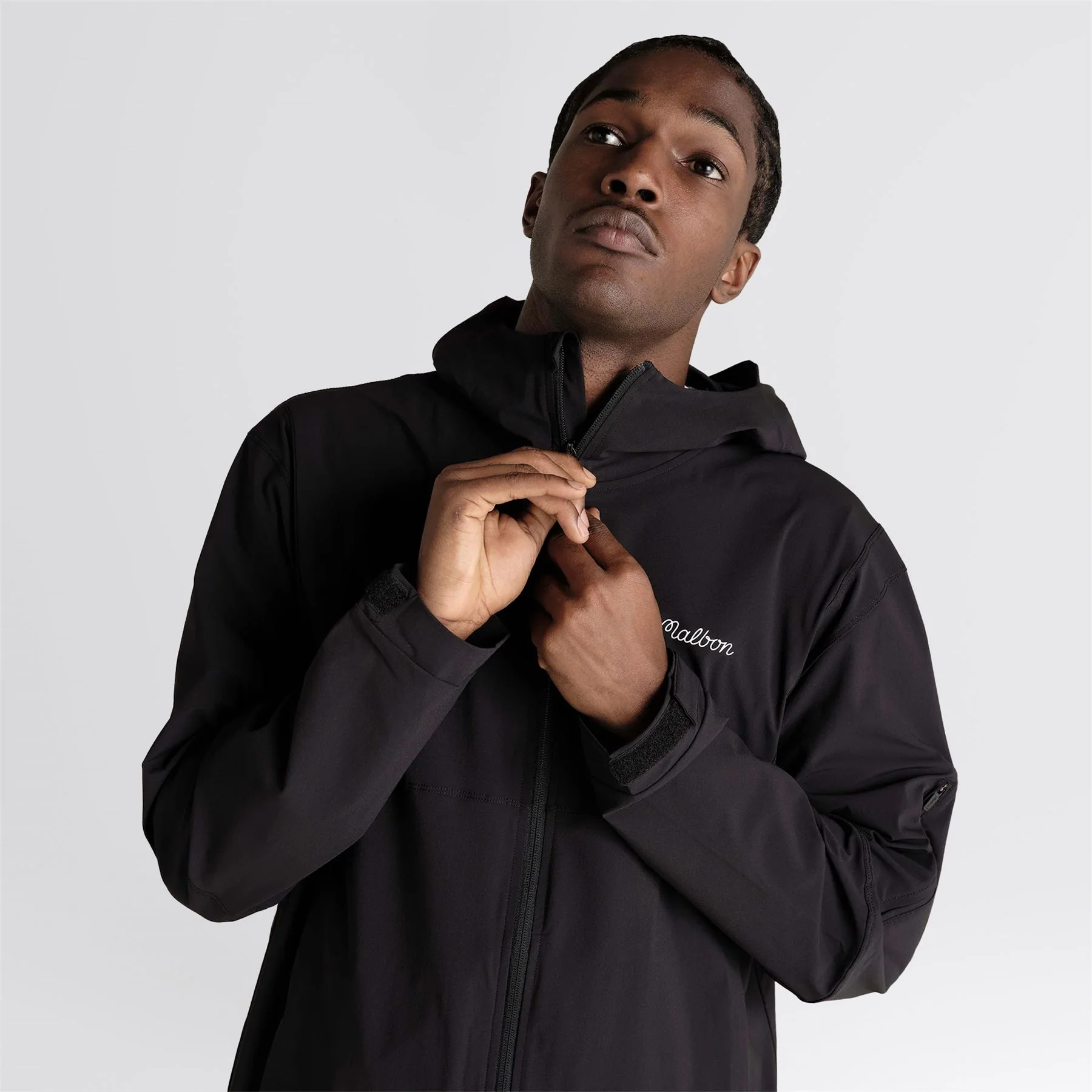 Performance Full Zip Shell Jacket Black - Image 6