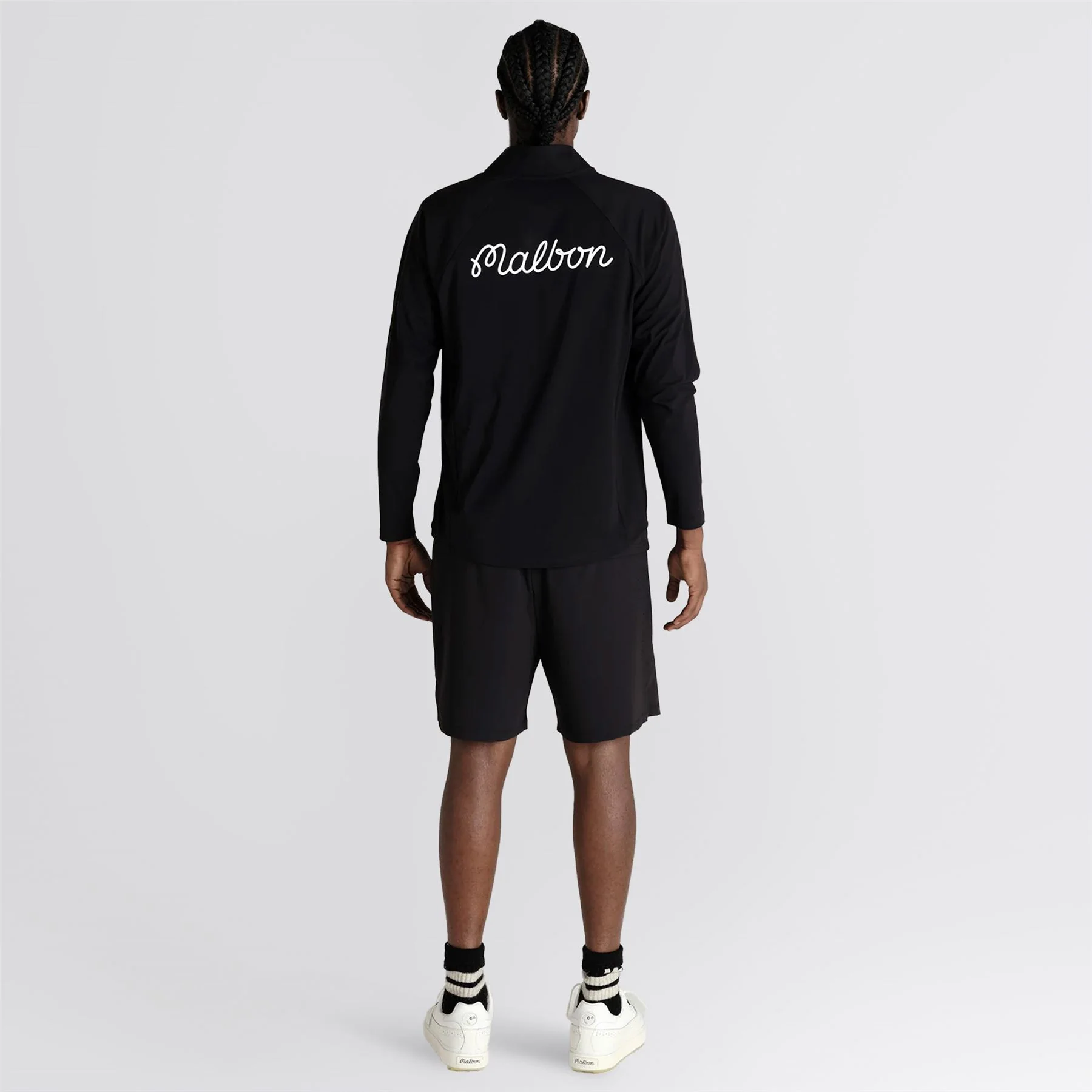 Performance Raglan Quarter Zip Mid Layer Black - Image 4