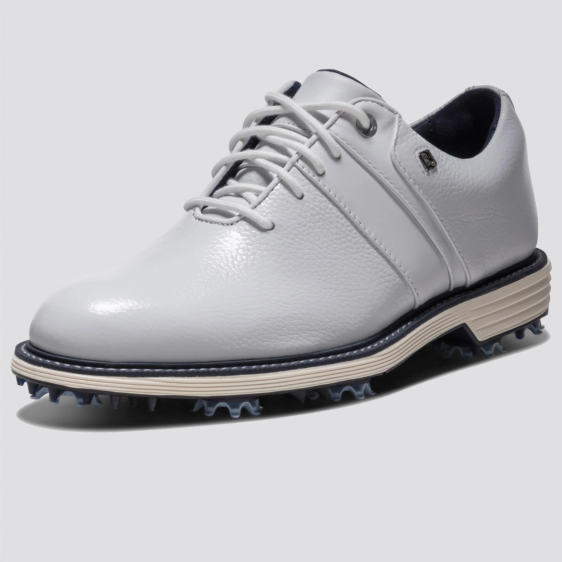 Premiere Series Packard Spiked Wide Golf Shoes White/Navy - Image 6
