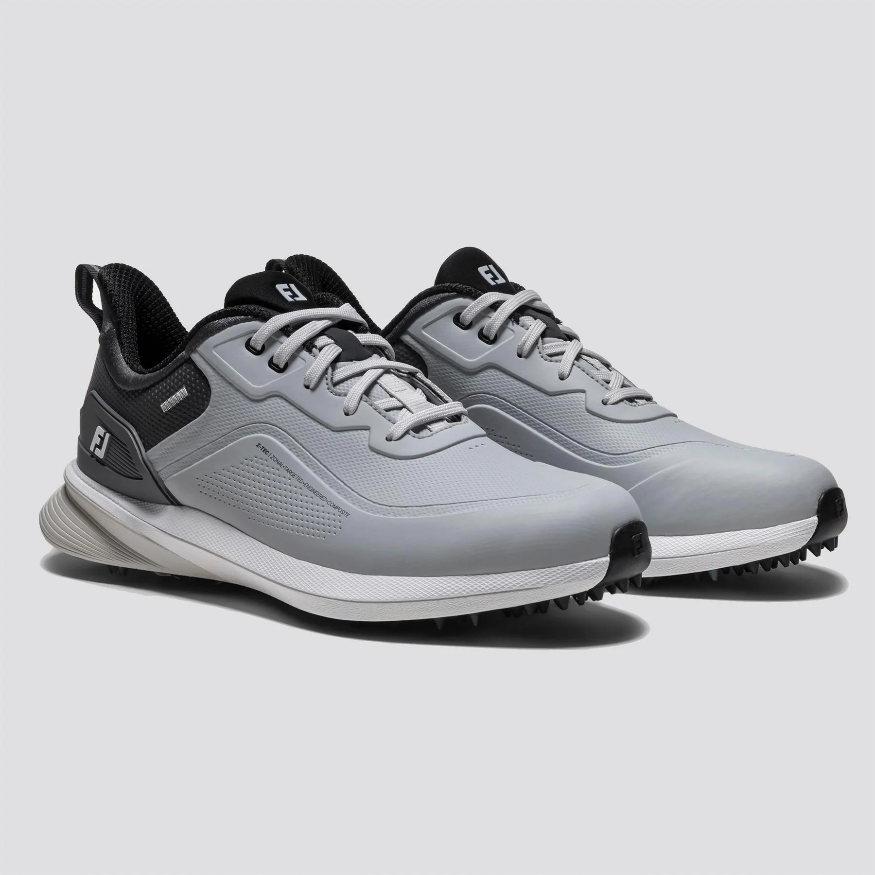 Pro Spikeless Golf Shoes Grey/Grey/White - Image 3