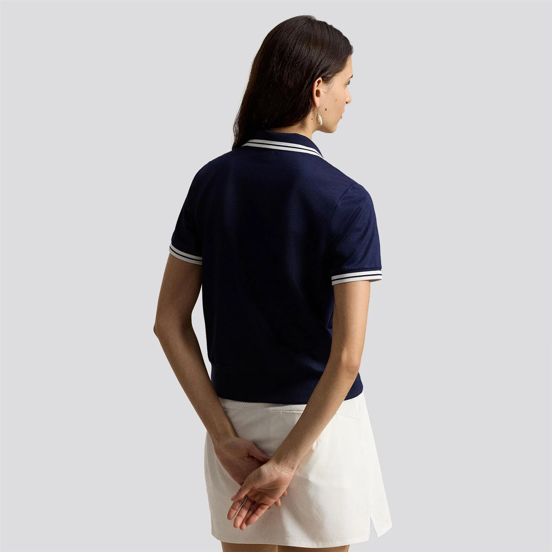 RLX Polo Bear Jersey Polo Refined Navy - Image 3
