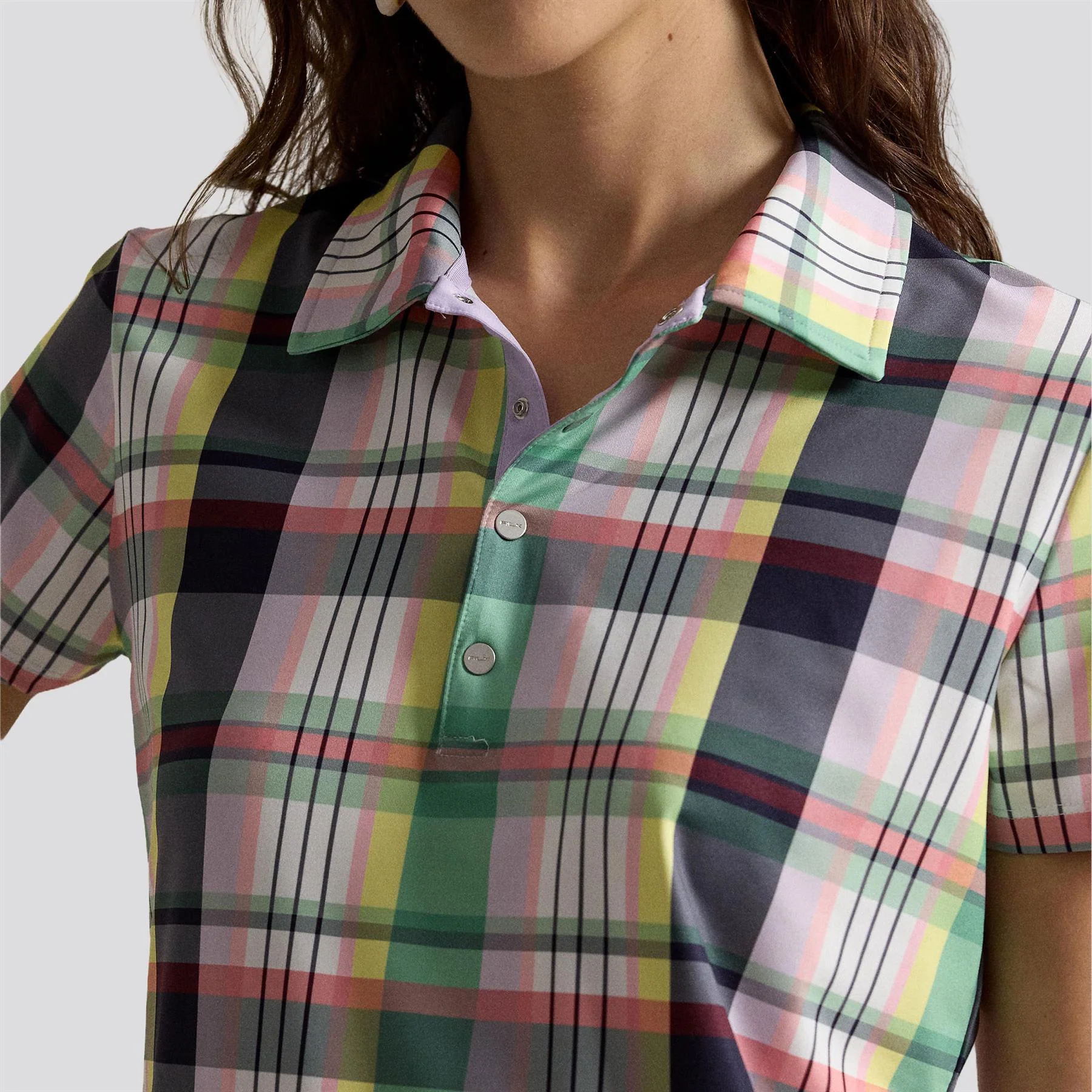 RLX Printed Lightweight Airflow Polo Spring Madras - Image 4