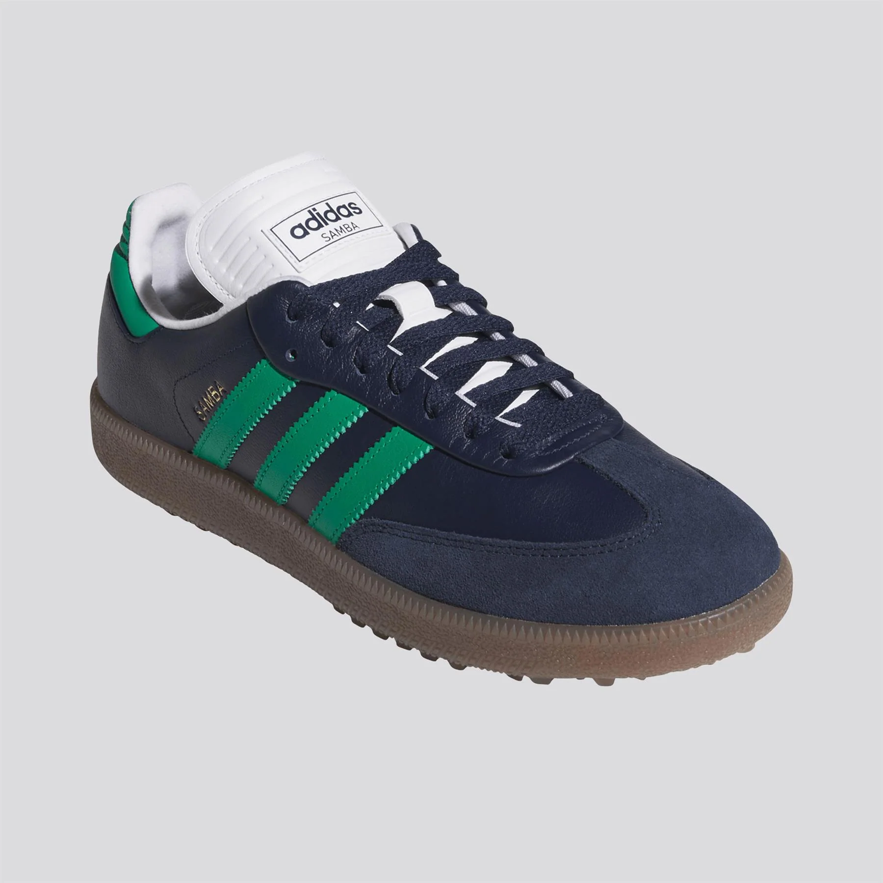 adidas Originals Samba Spikeless Golf Shoes Night Indigo/Court Green/Footwear White - Image 5