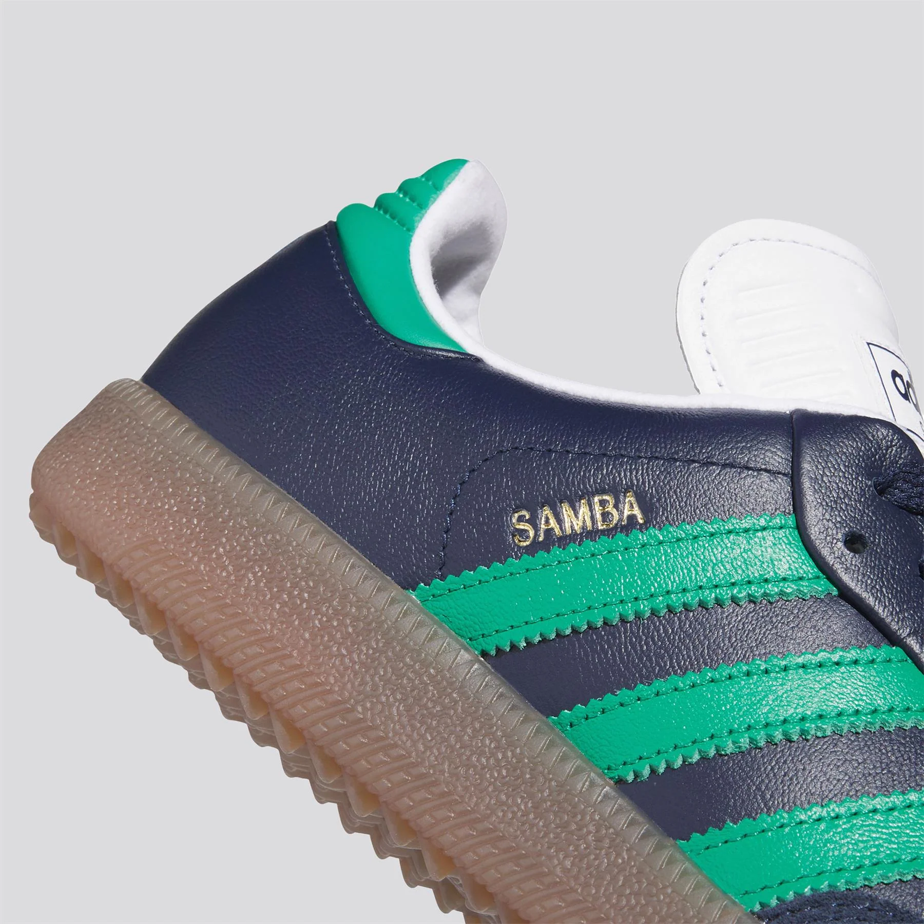 adidas Originals Samba Spikeless Golf Shoes Night Indigo/Court Green/Footwear White - Image 8