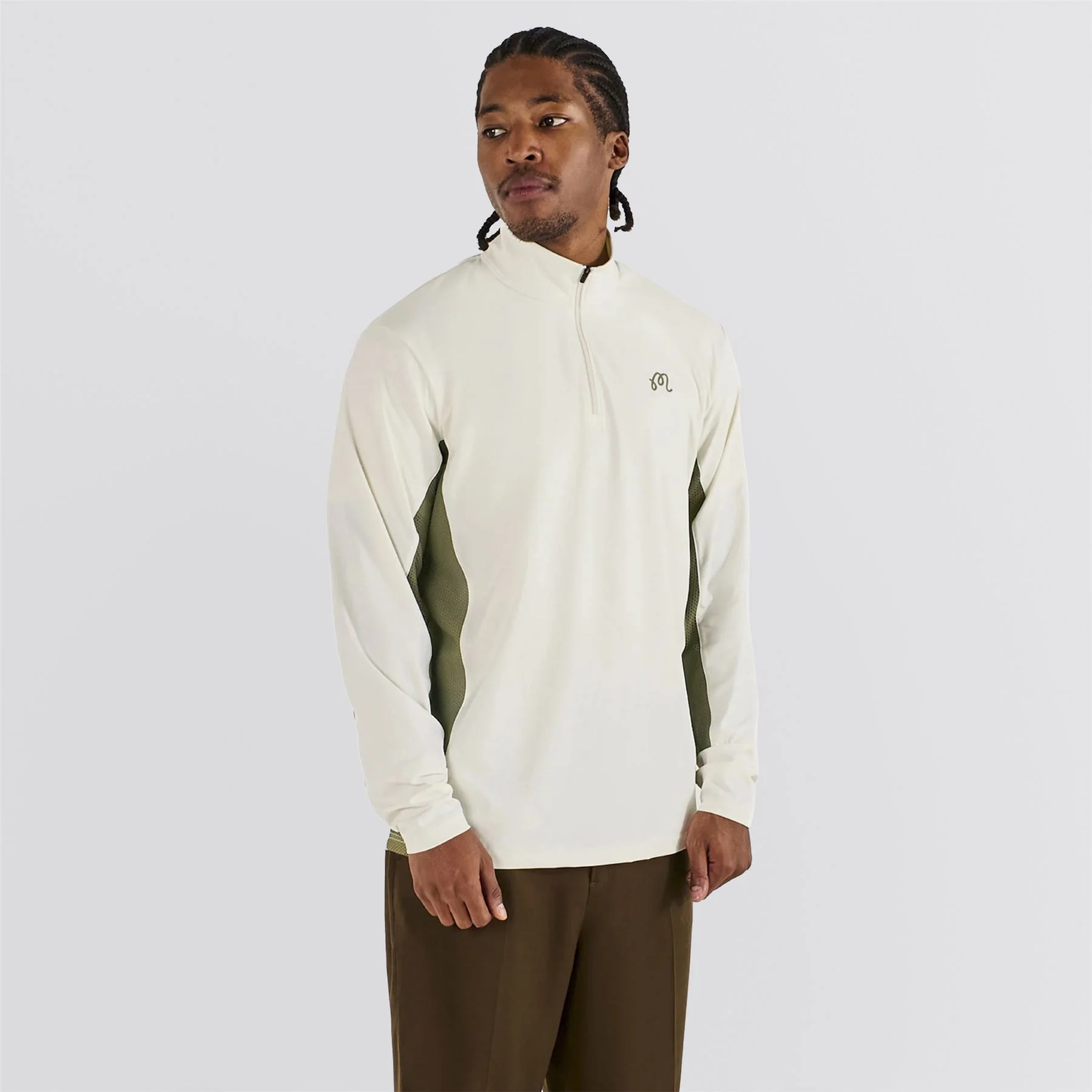 Santiago Mid Layer Cream/Olivine