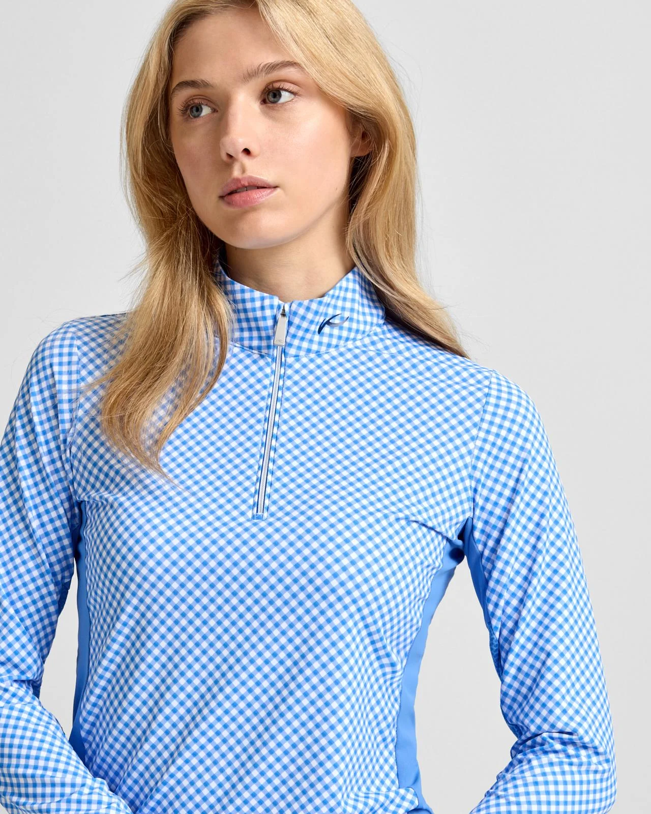 Sunshine Print Half Zip Mid Layer Yonder/White - Image 5