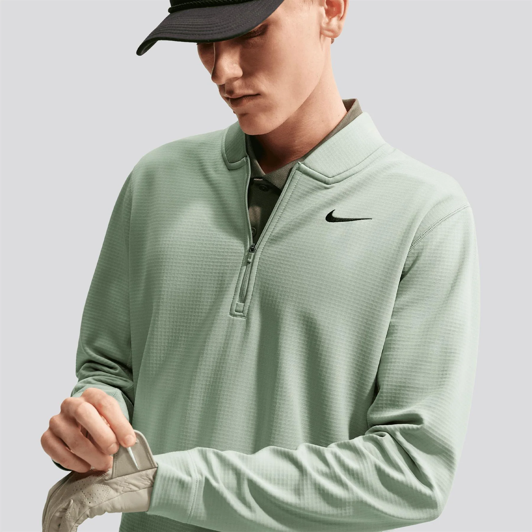 Tech-FIT Velocity Half Zip Top Jade Horizon/Black - Image 6