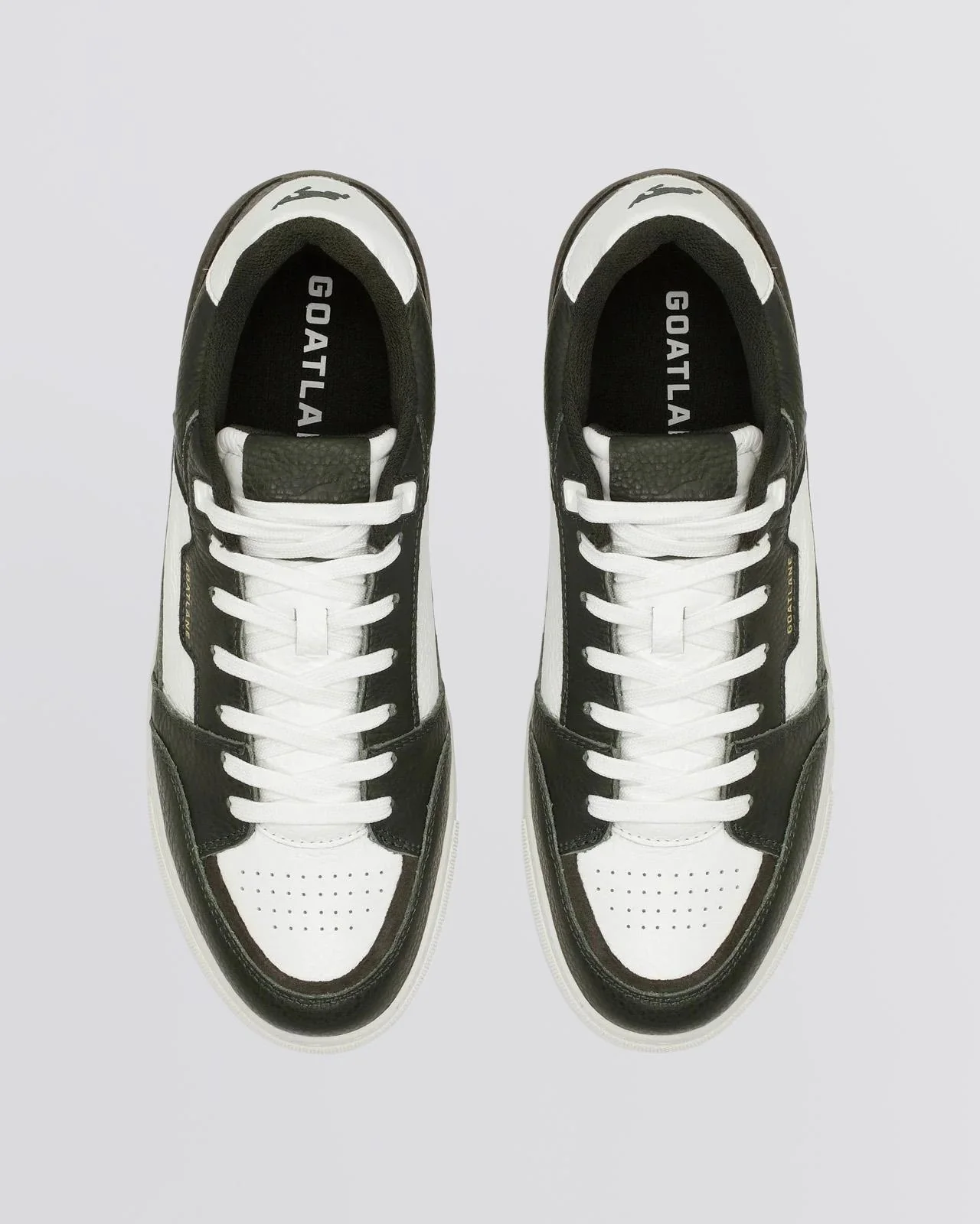 The Contour Collection Golf Shoes Dark Green/White Leather - Image 2