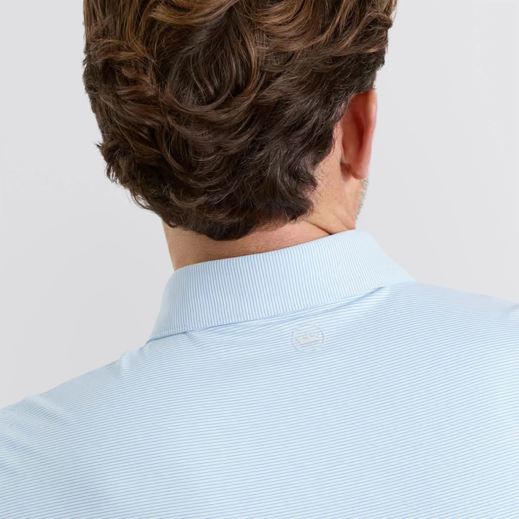 Treble Performance Jersey Polo Blue Brisk - Image 3