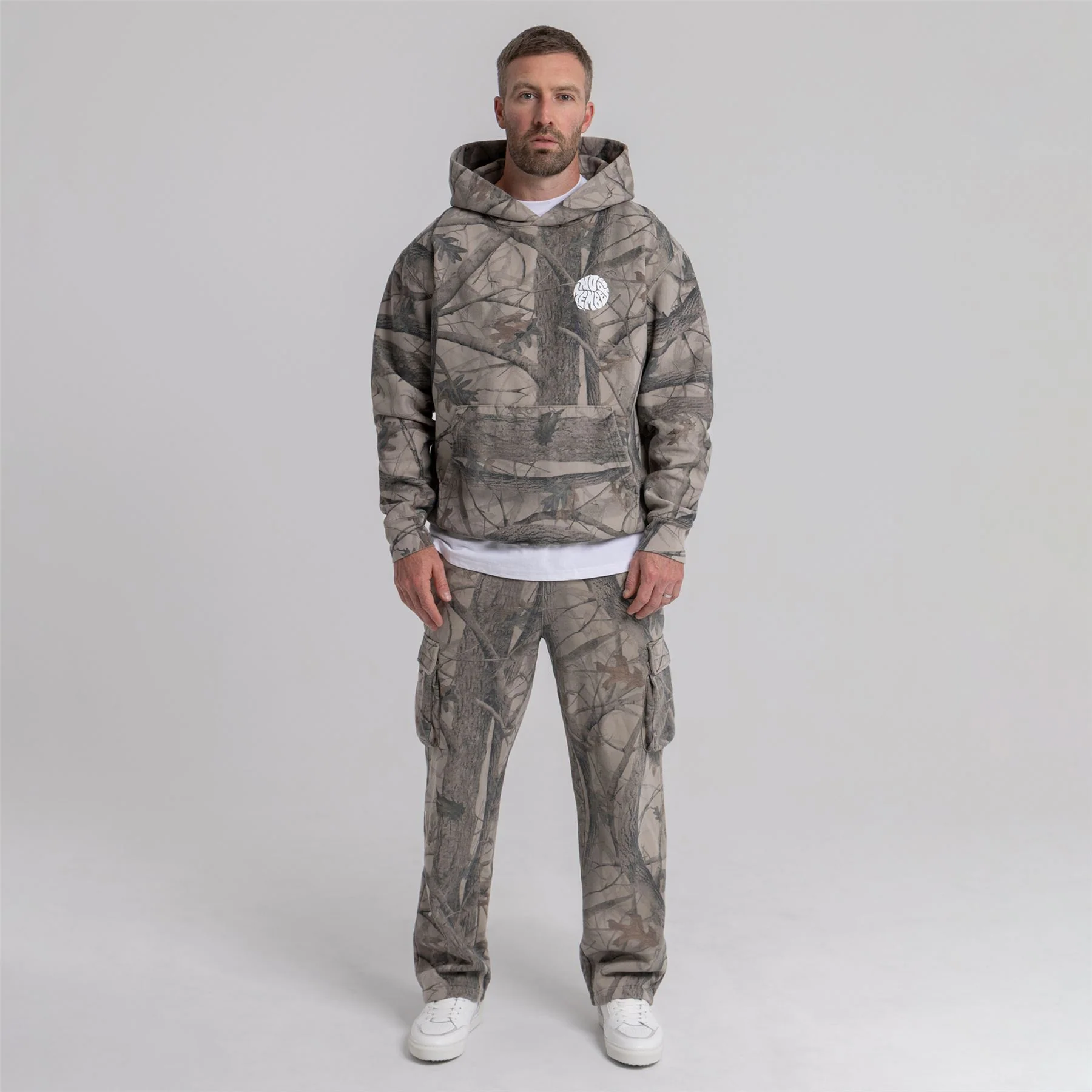 Tree Camo Hoodie Multi Green - Image 3