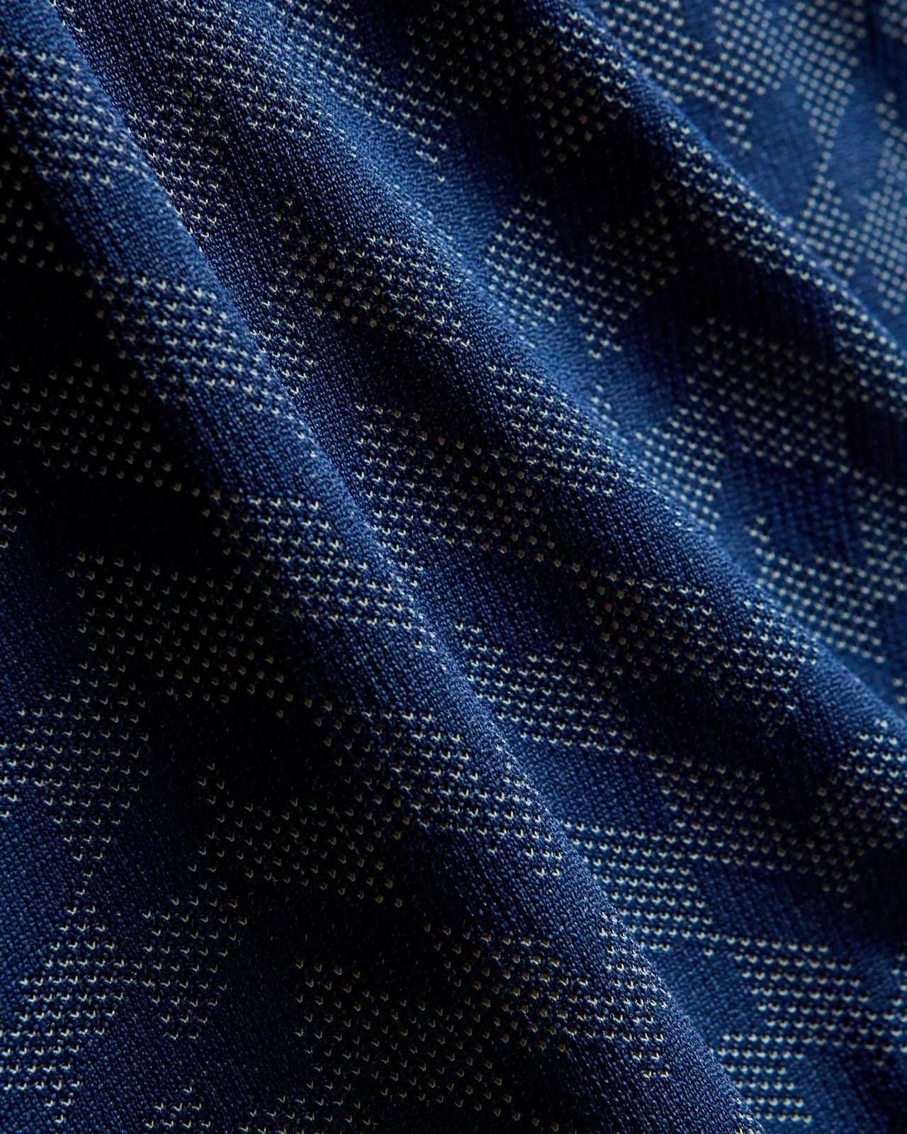 Ultimate365 Seamless Polo Collegiate Navy/White/Wonder Sage - Image 6